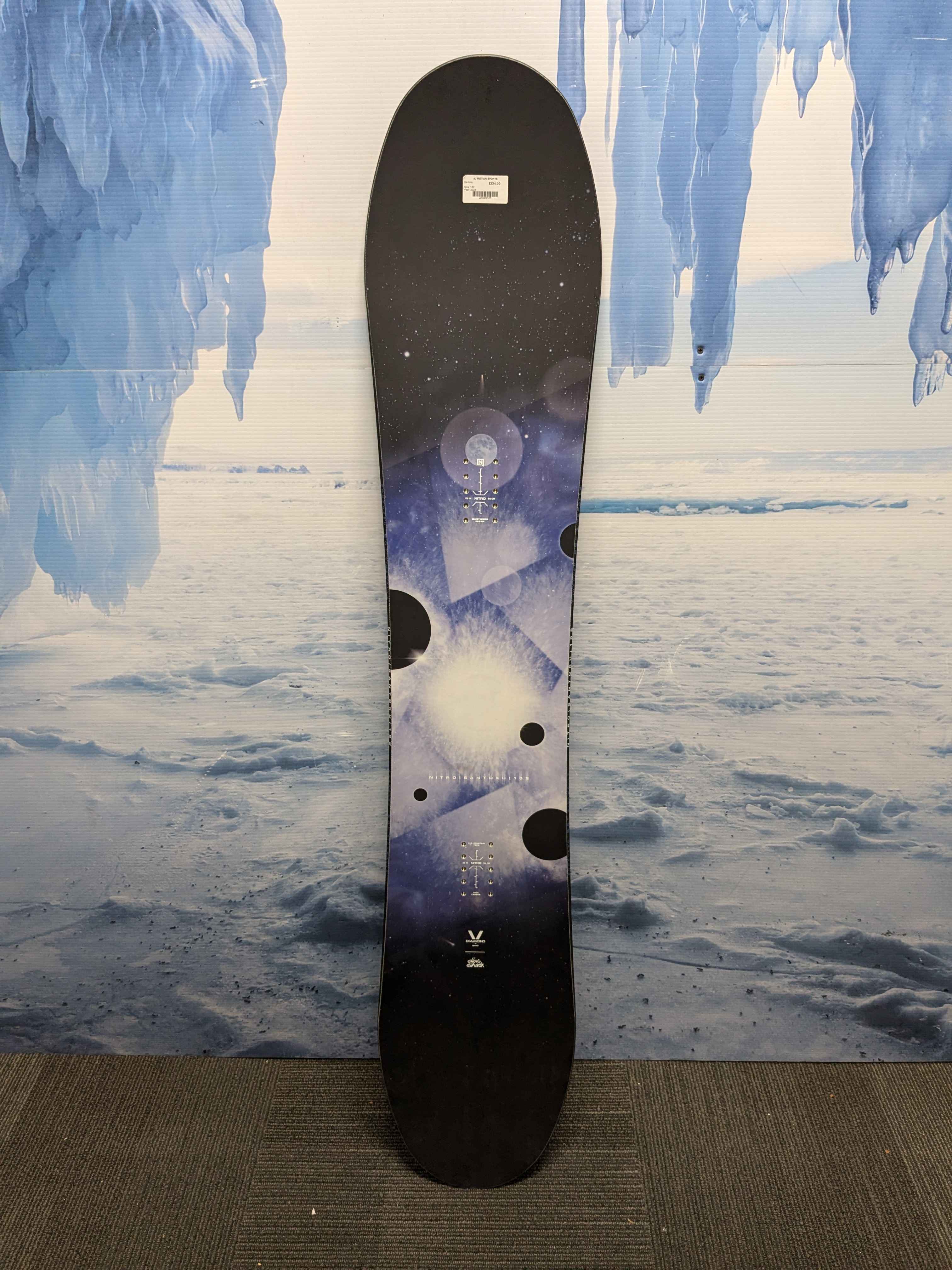 New Nitro Santoku Snowboard 162cm