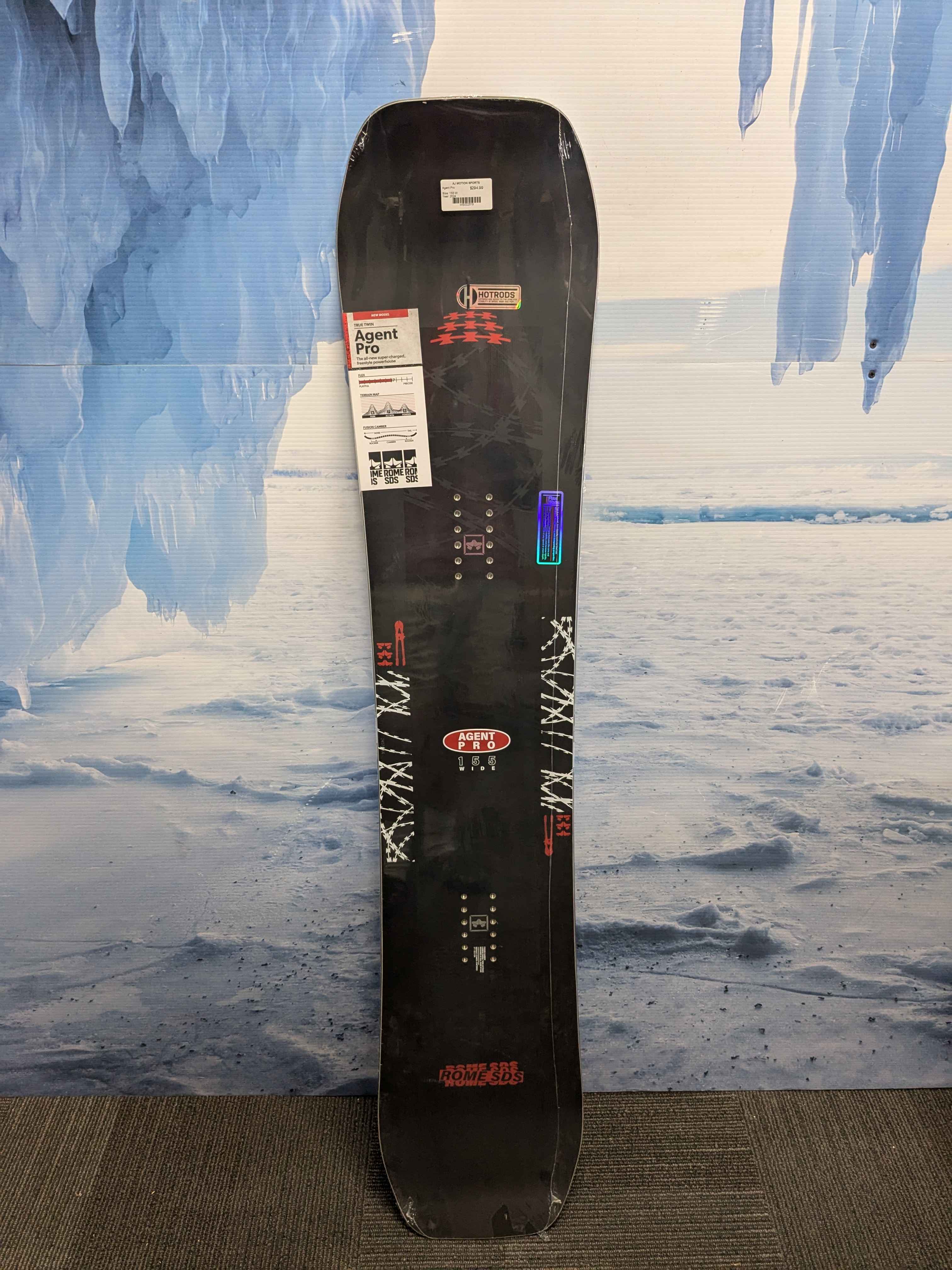 New Rome SDS Agent Pro Snowboard 155cm Wide