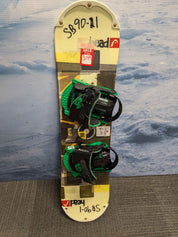 Used Head Rental Jr Snowboard 90cm With XS Bindings