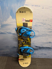 Used Head Rental Jr Snowboard 110cm With XS Bindings