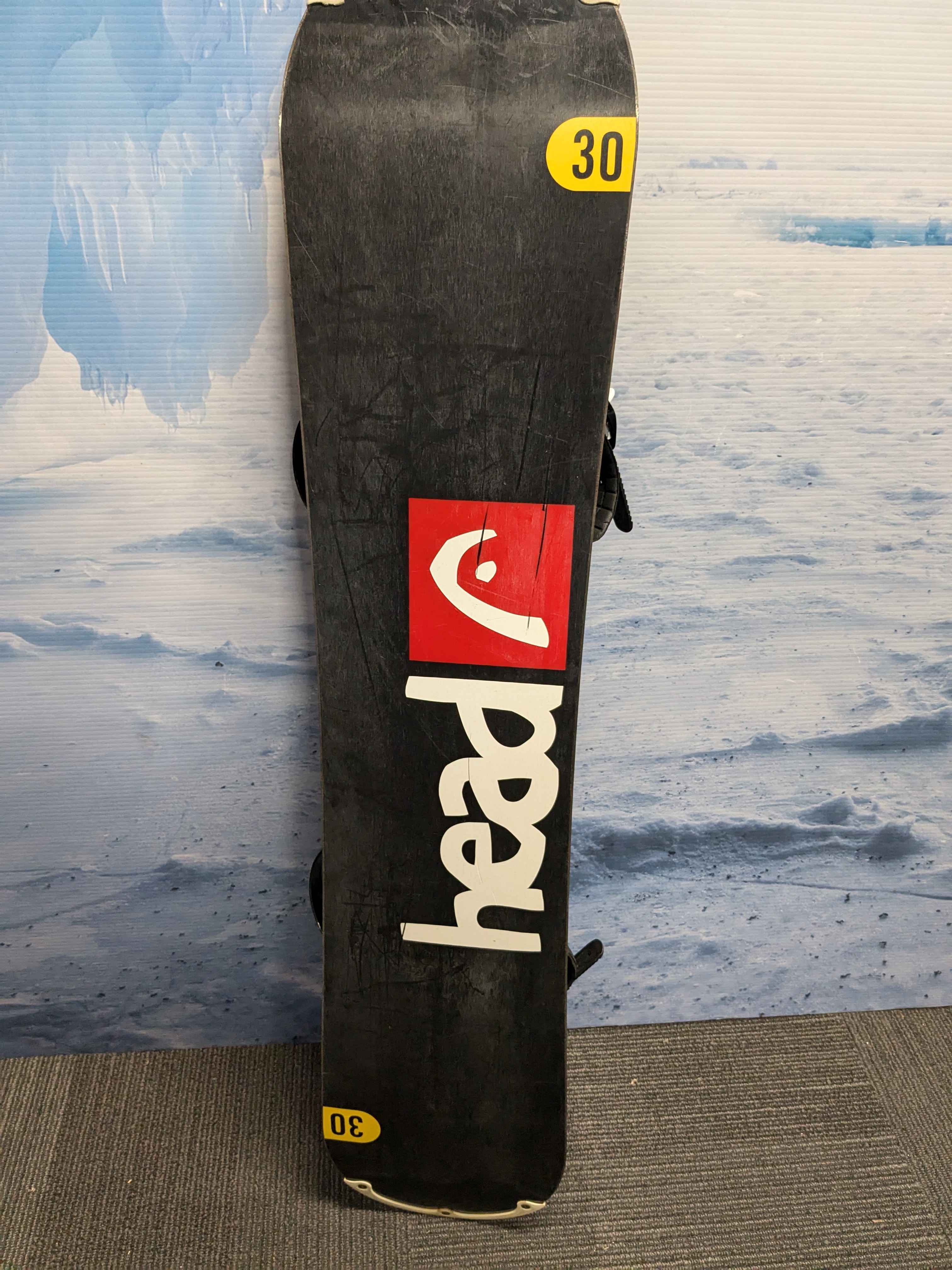 Used Head Rental Jr Snowboard 130cm With S/M Bindings