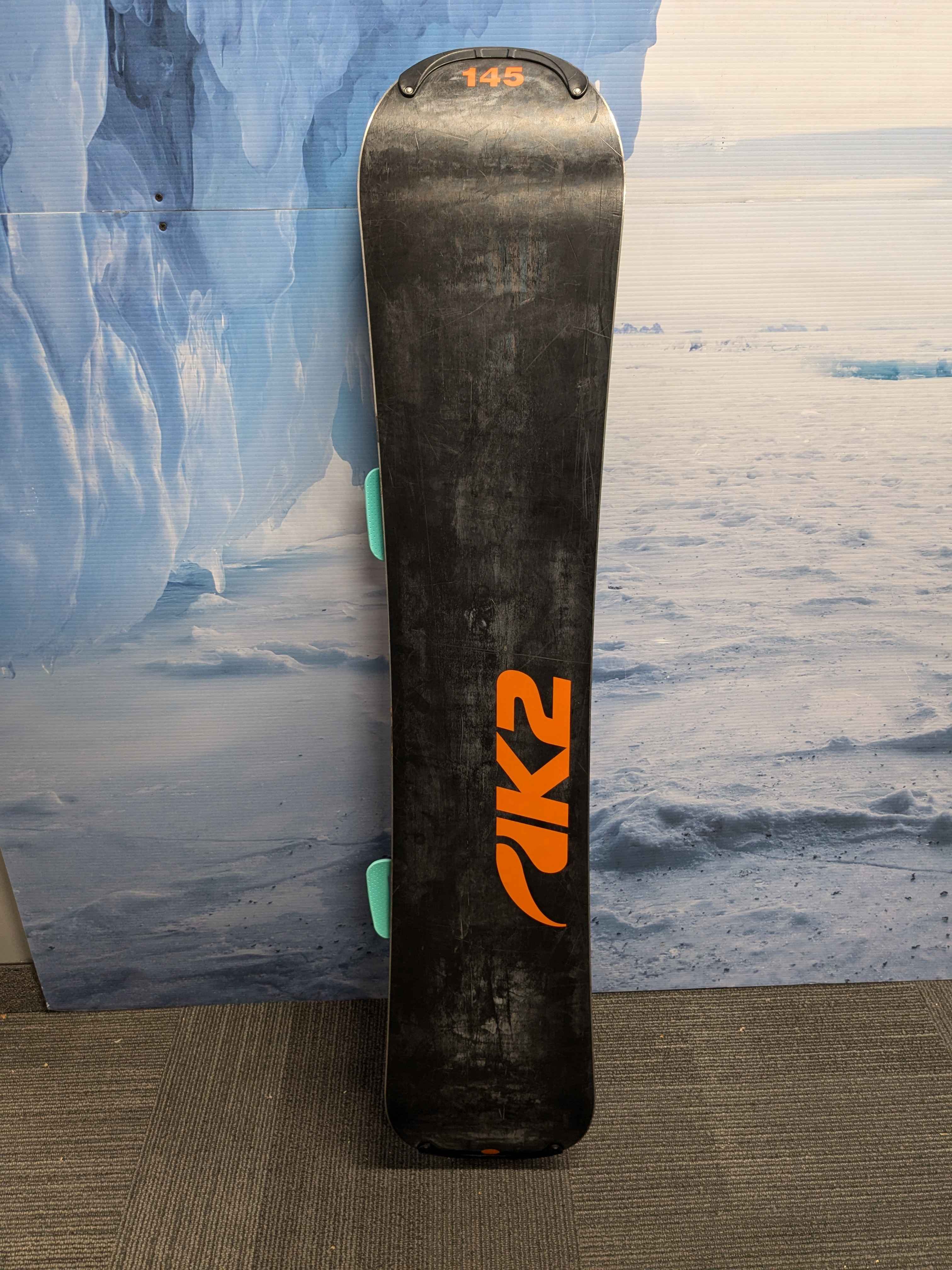 Used K2 Rental Jr Snowboard 145cm With Jr/S/M Bindings