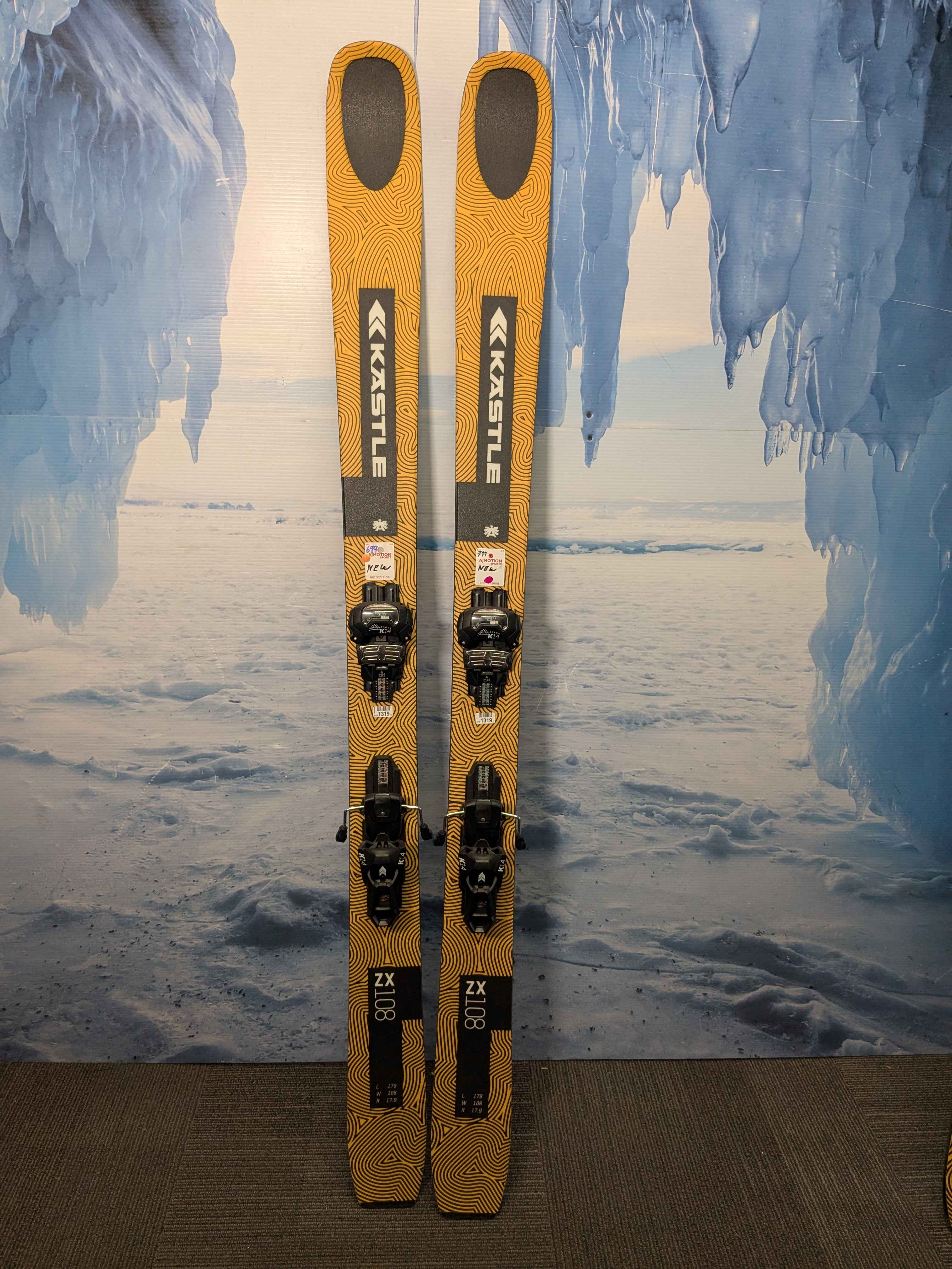 New Kastle 108 179cm w/ Attack 14 bindings