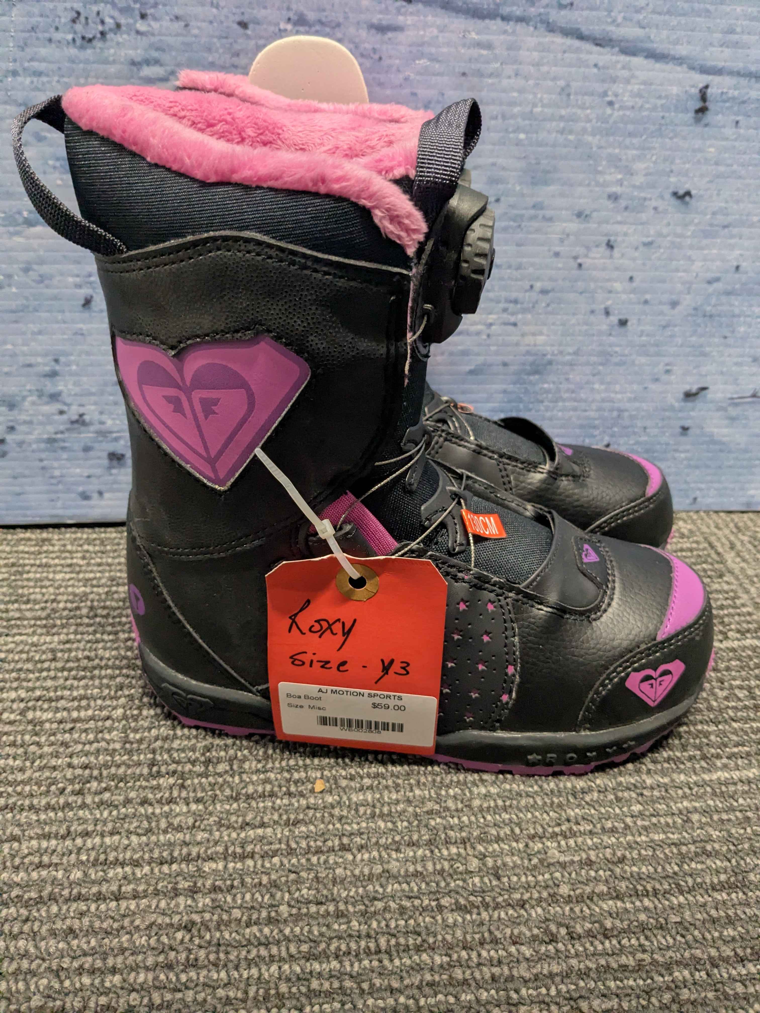 New Roxy Girl Boa US Womens 3 Snowboard Boots