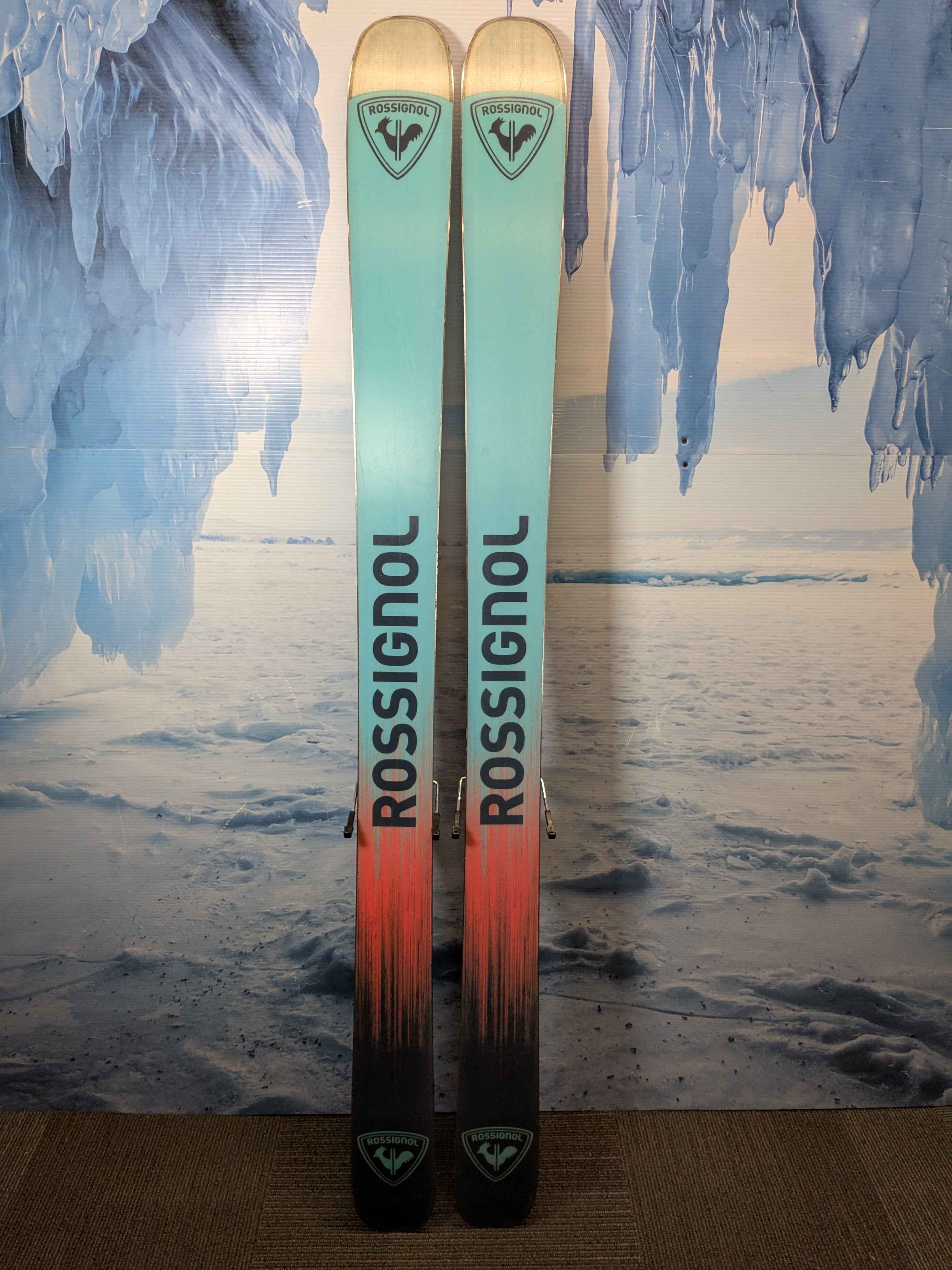 Used Rossignol Sender Free 110 Ski 184cm w/ Look NX 12 Grip Walk Demo Binding