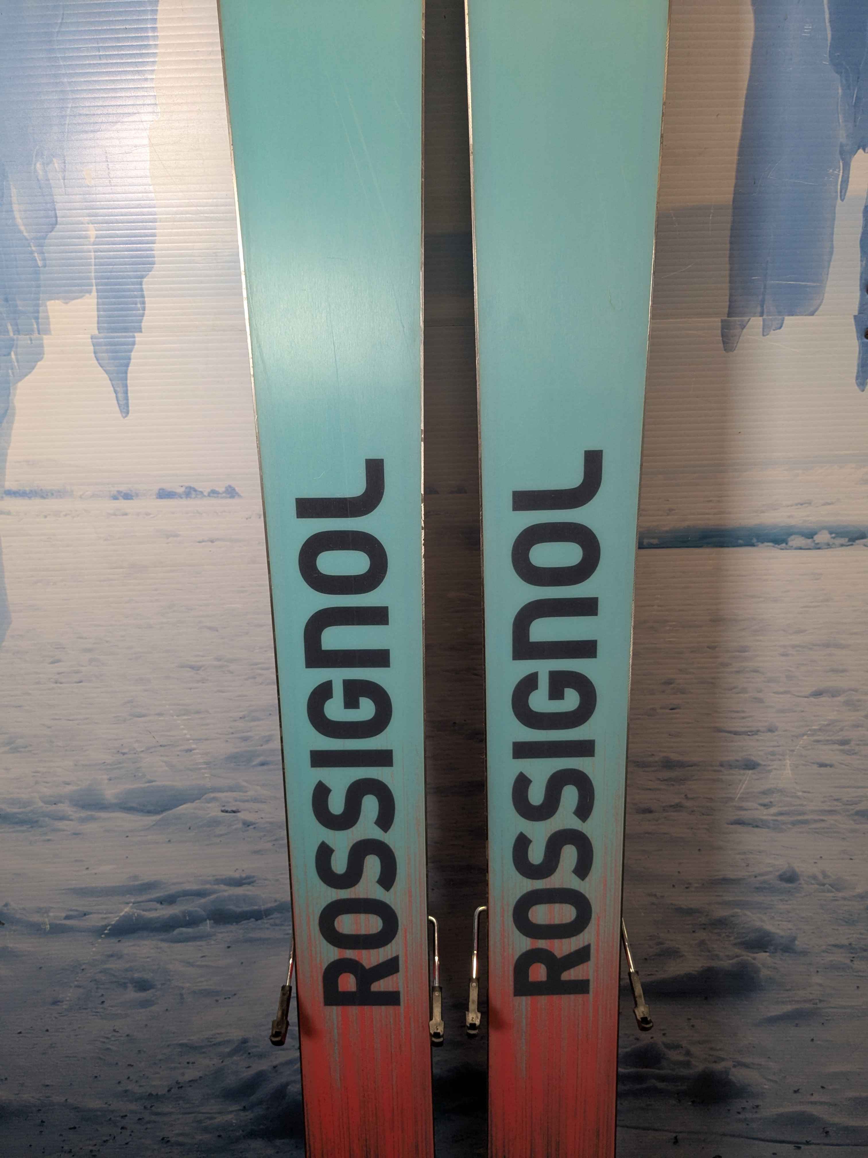 Used Rossignol Sender Free 110 Ski 184cm w/ Look NX 12 Grip Walk Demo Binding