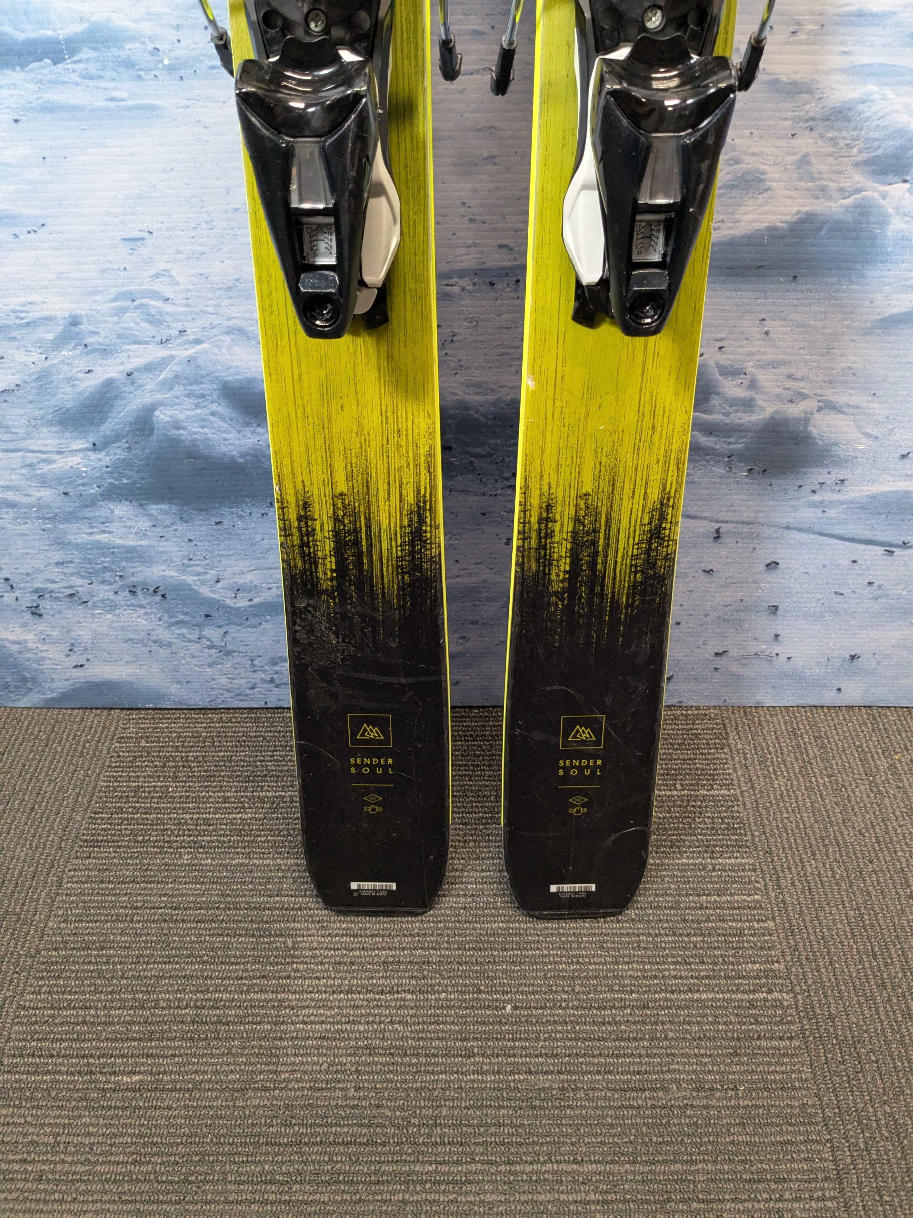 Used Rossignol Sender Soul 102 Ski 172cm w/ Look NX 12 Grip Walk Demo Binding