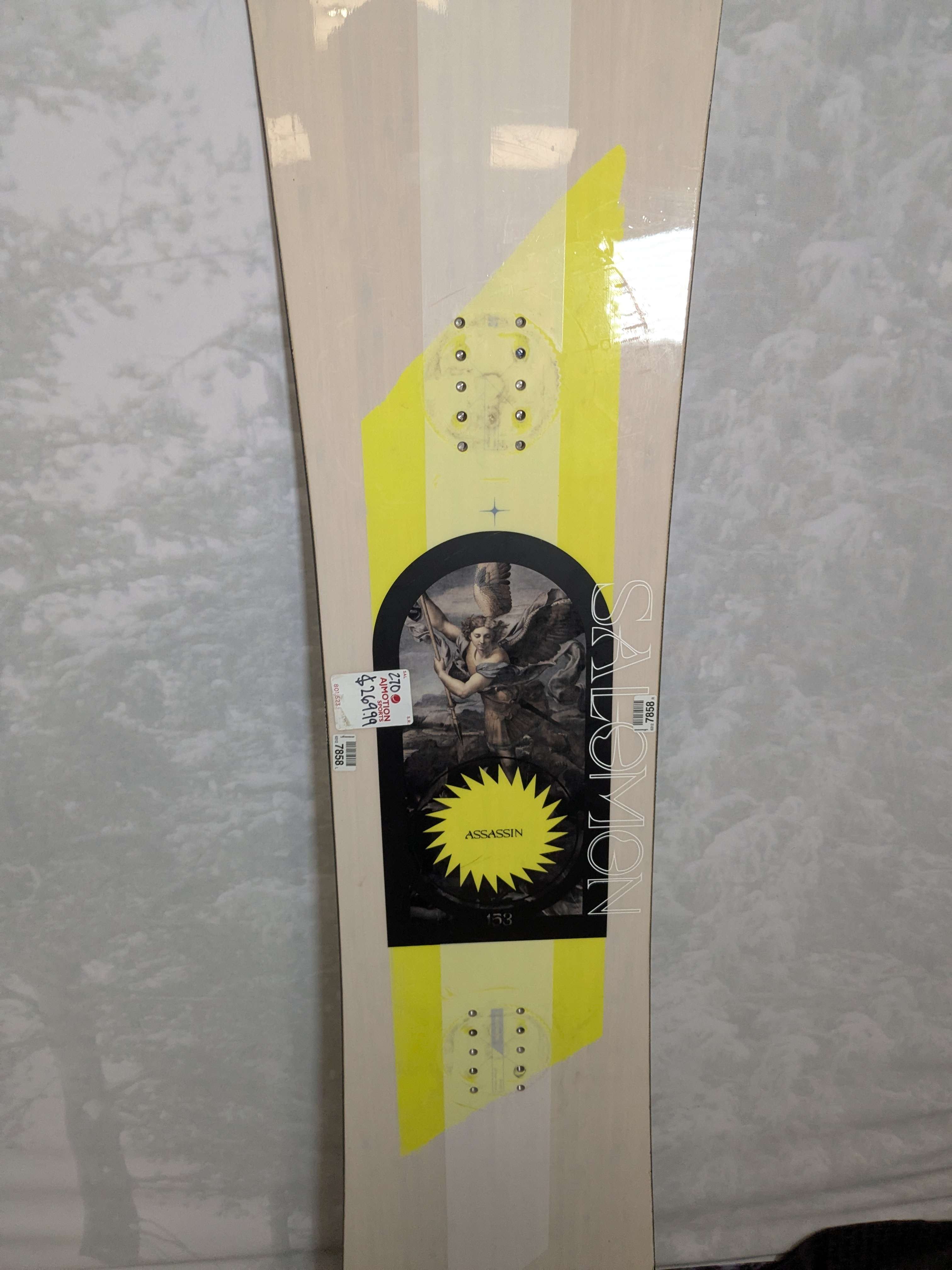 Used 2024 Salomon Assassin 153cm Snowboard