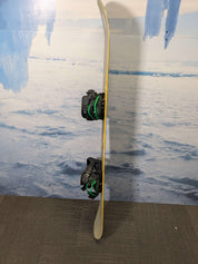Used Head Tribute Cap Rocka 140cm Snowboard W/ Small K2 Binding
