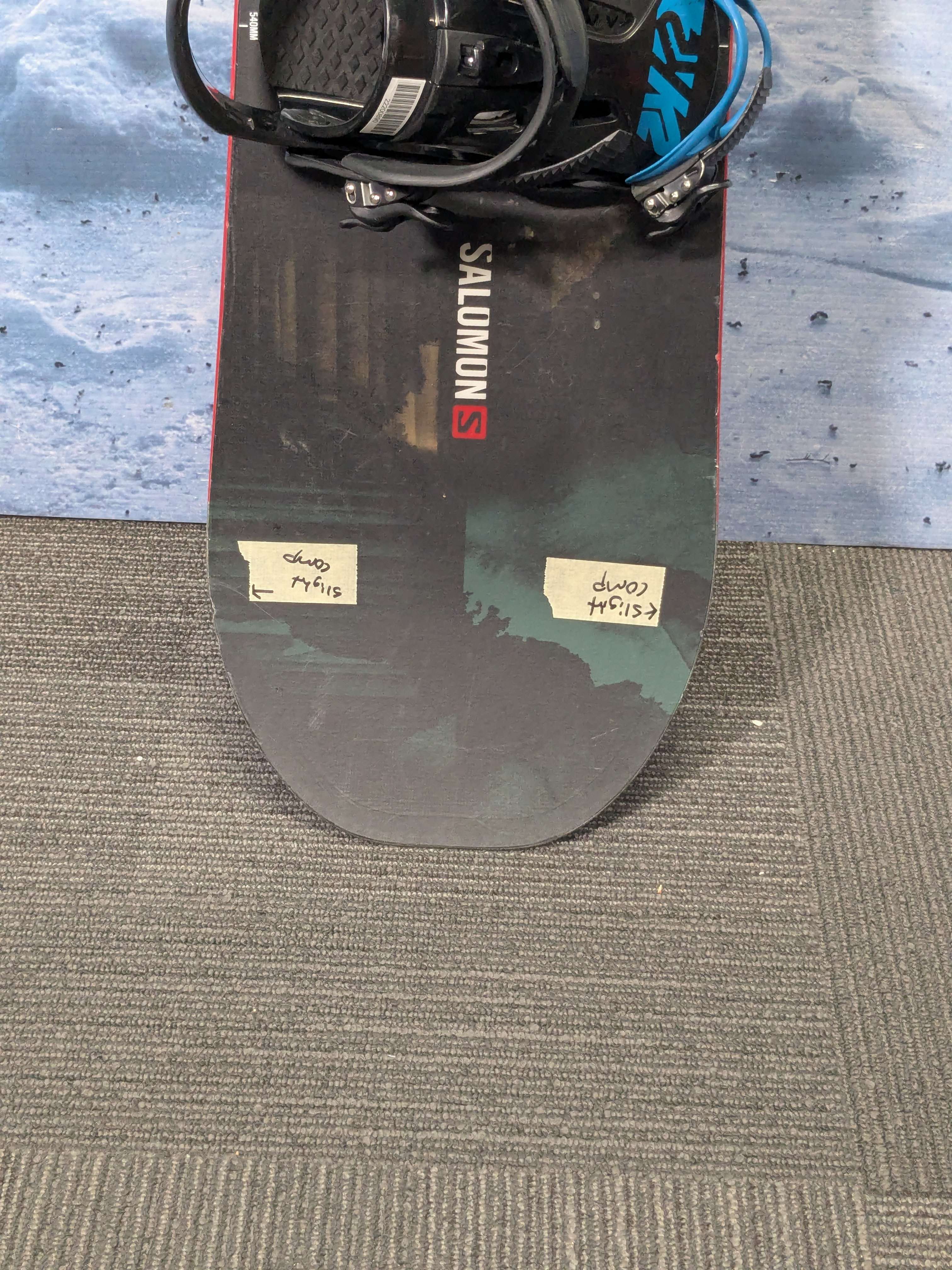 Used Salomon Wildcard Snowboard 150cm w/ Medium K2 Binding