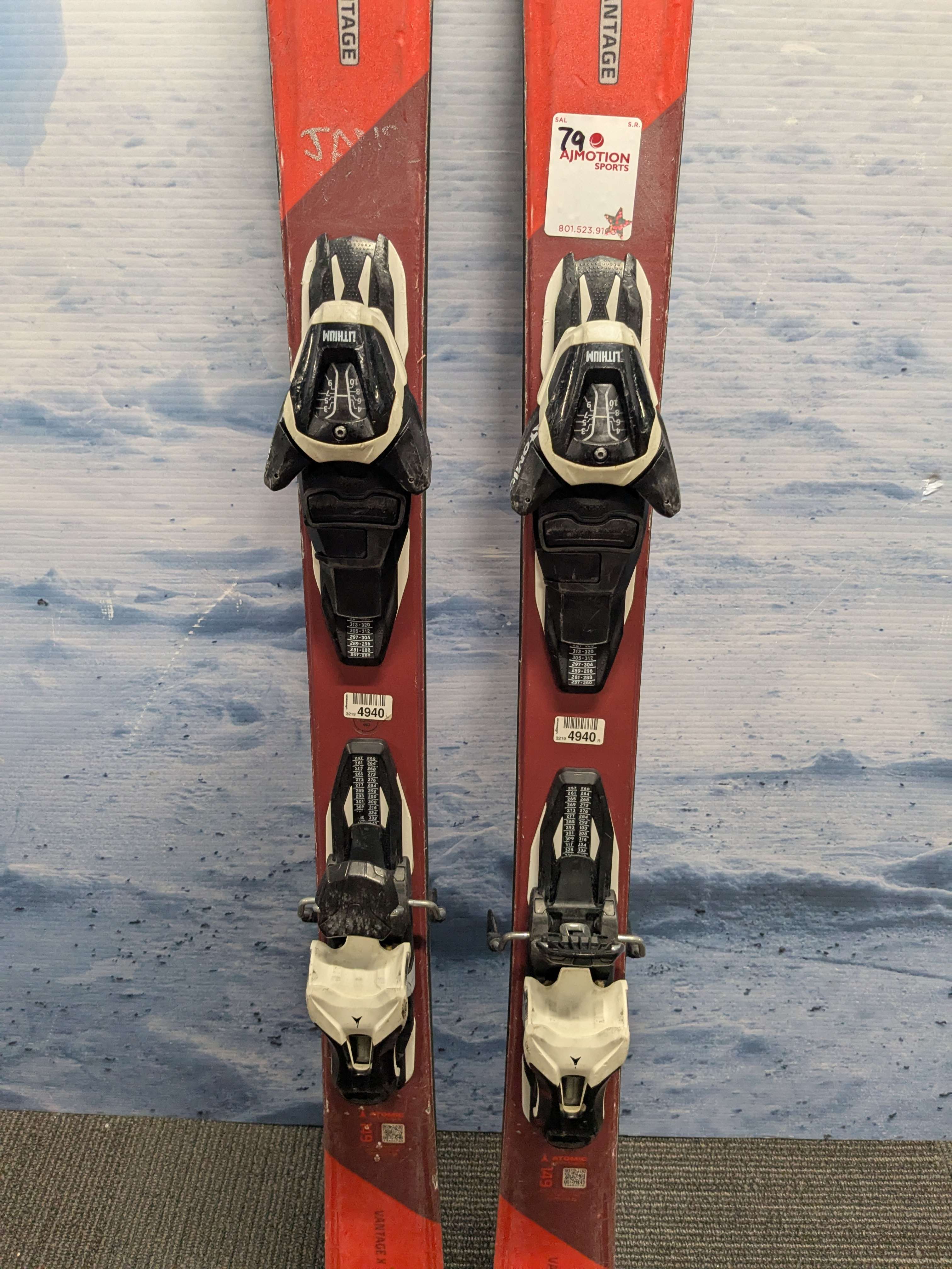 Used Atomic Vantage 149cm w/ Atomic Lithium 10 Bindings