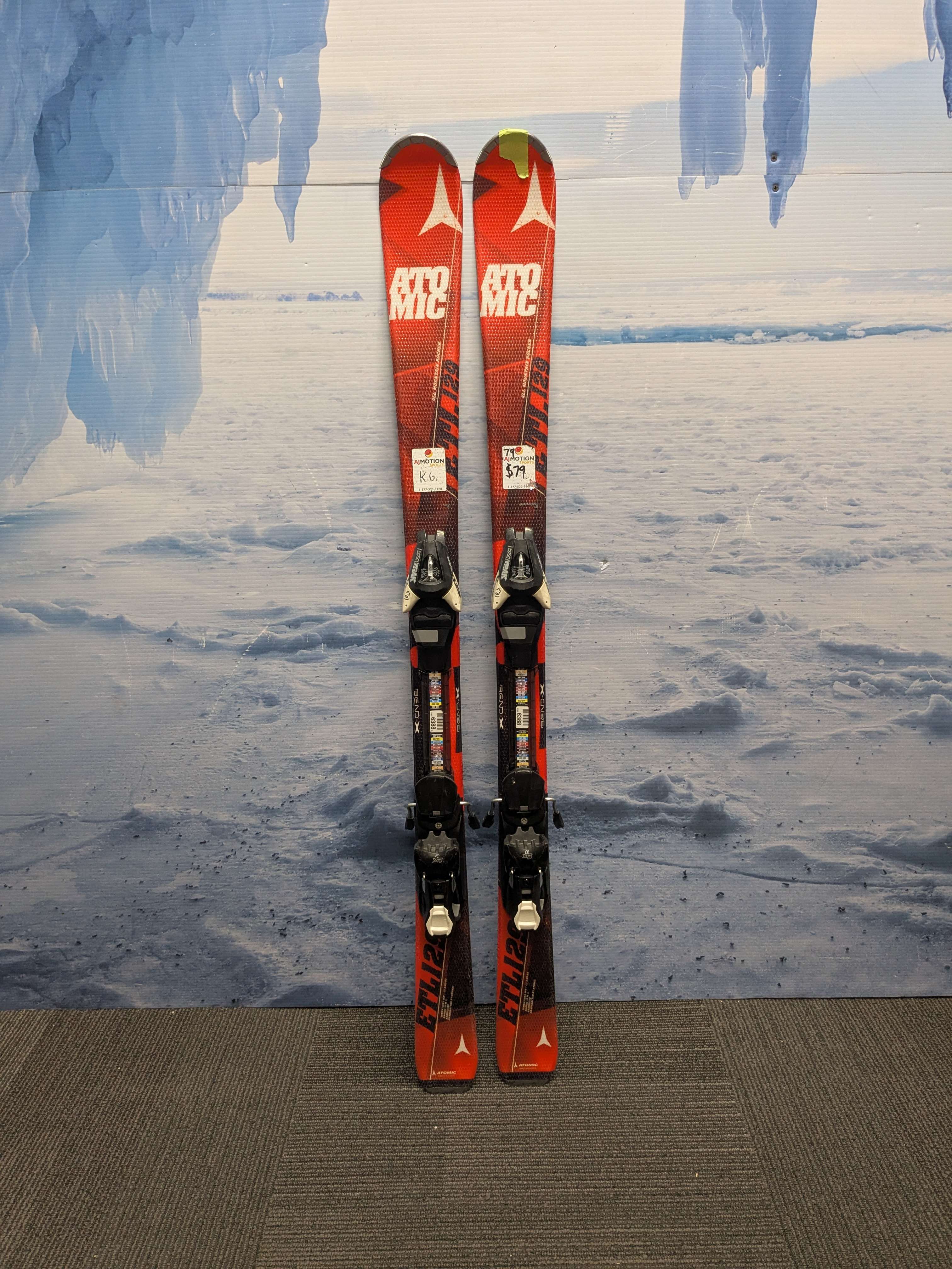 Used Atomic Bend X ETL 69 129cm w/ Atomic EZ Trak 10 Adjustable Bindings