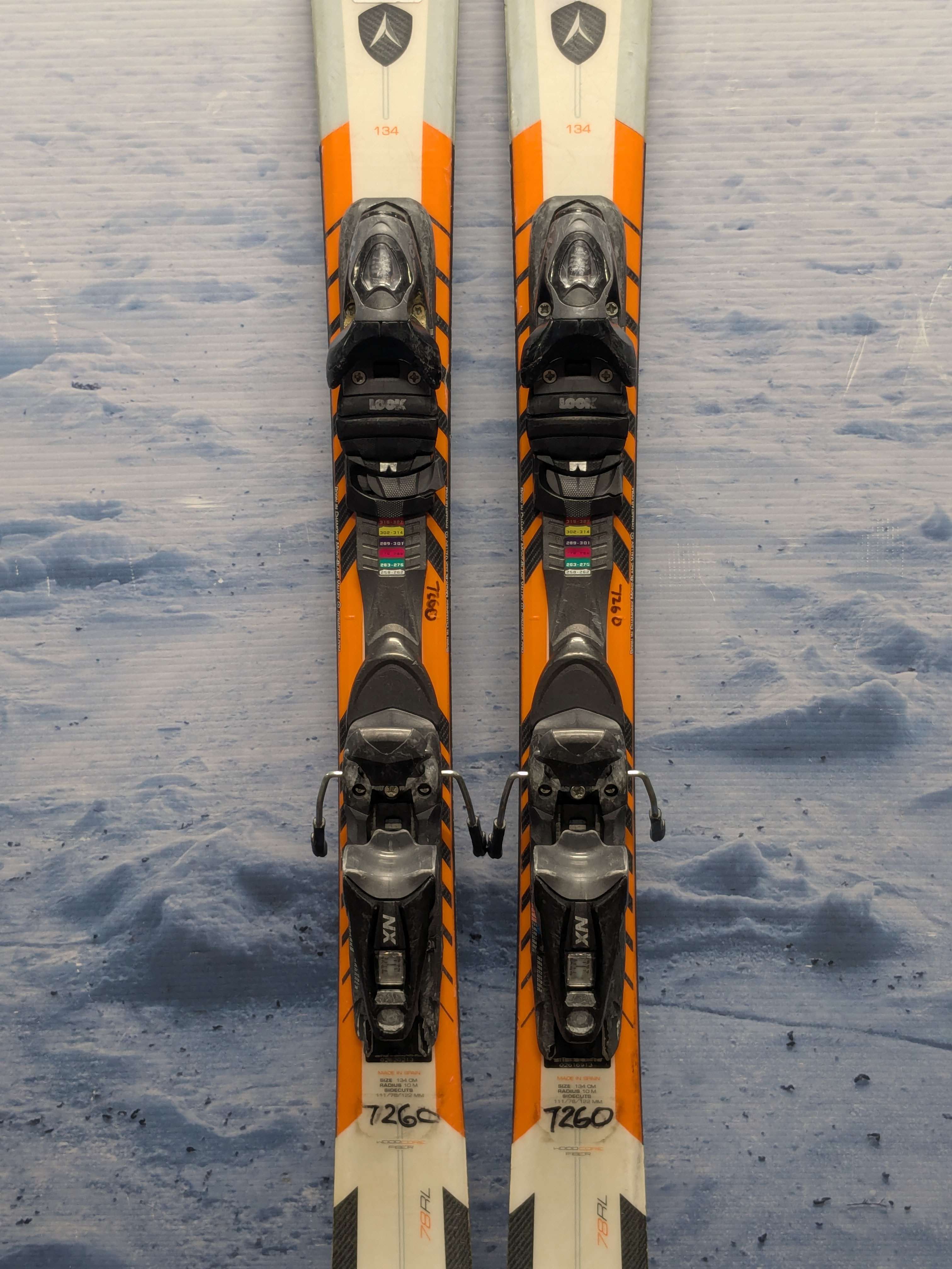 Used Dynastar Outland 78 134cm w/ Look NX 10 Adjustable Bindings