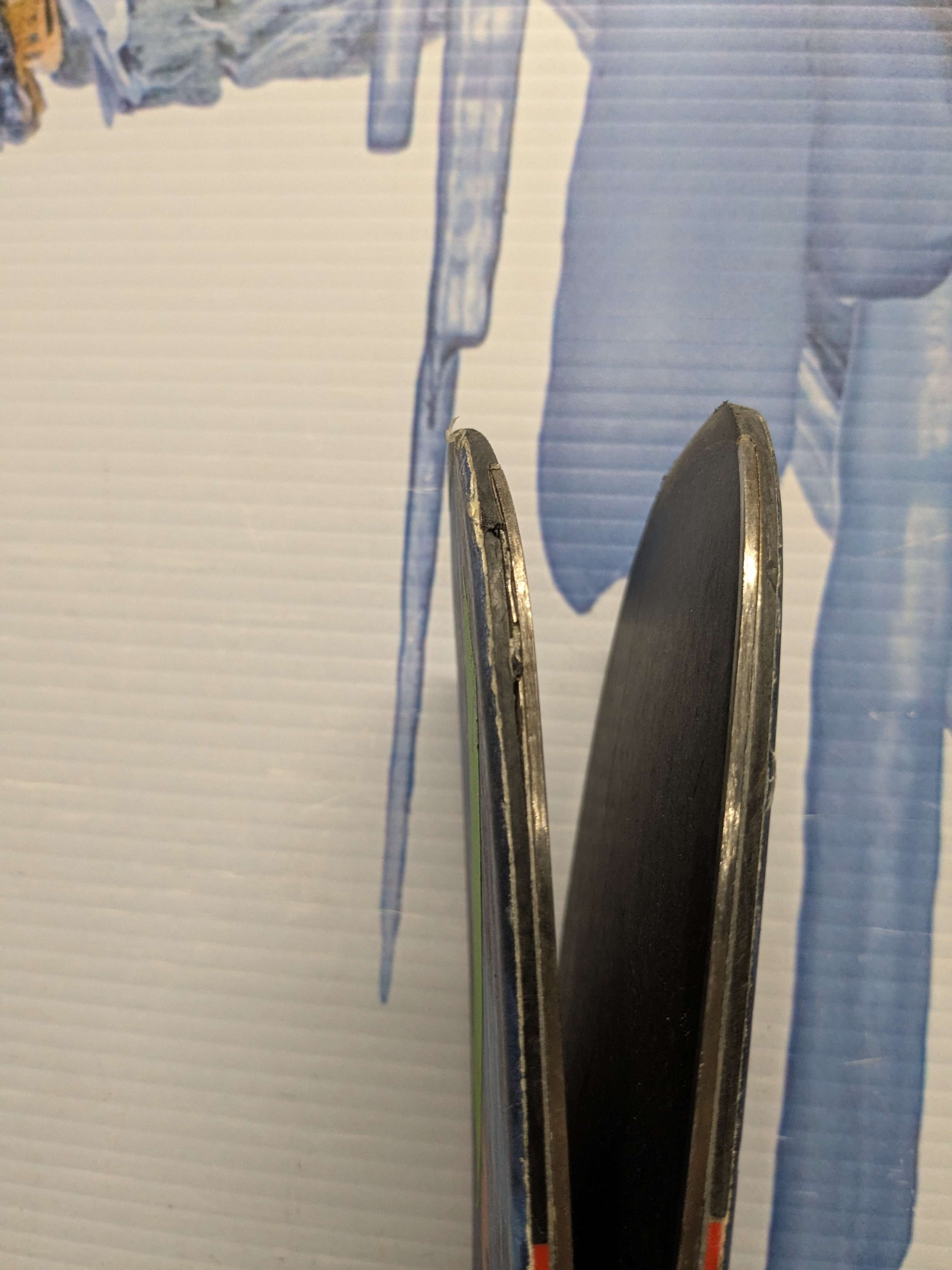Heavily Used Nordica Enforcer 100 186 cm Skis 2024 w/Ellan Attack 13 Demo Bindings