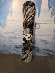 Used Contract Circus 154cm Snowboard W/ K2 Large Demo Binding