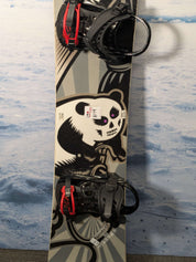 Used Contract Circus 154cm Snowboard W/ K2 Large Demo Binding