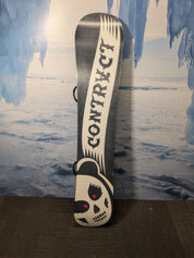 Used Contract Circus 154cm Snowboard W/ K2 Large Demo Binding