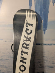 Used Contract Circus 154cm Snowboard W/ K2 Large Demo Binding