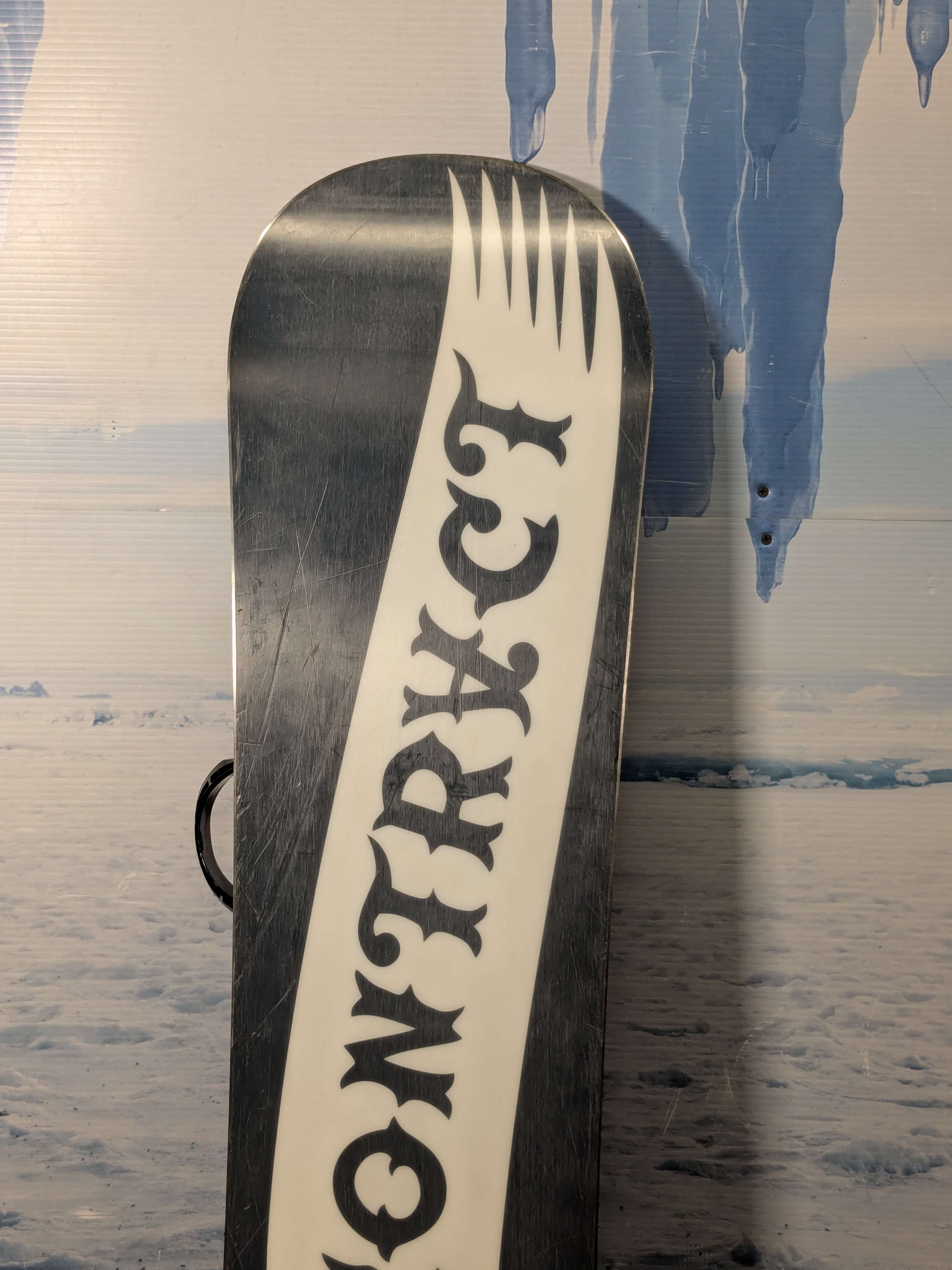 Used Contract Circus 154cm Snowboard W/ K2 Large Demo Binding