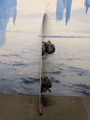 Heavily Used Contract Circus 141cm Snowboard W/ Head Small Binding