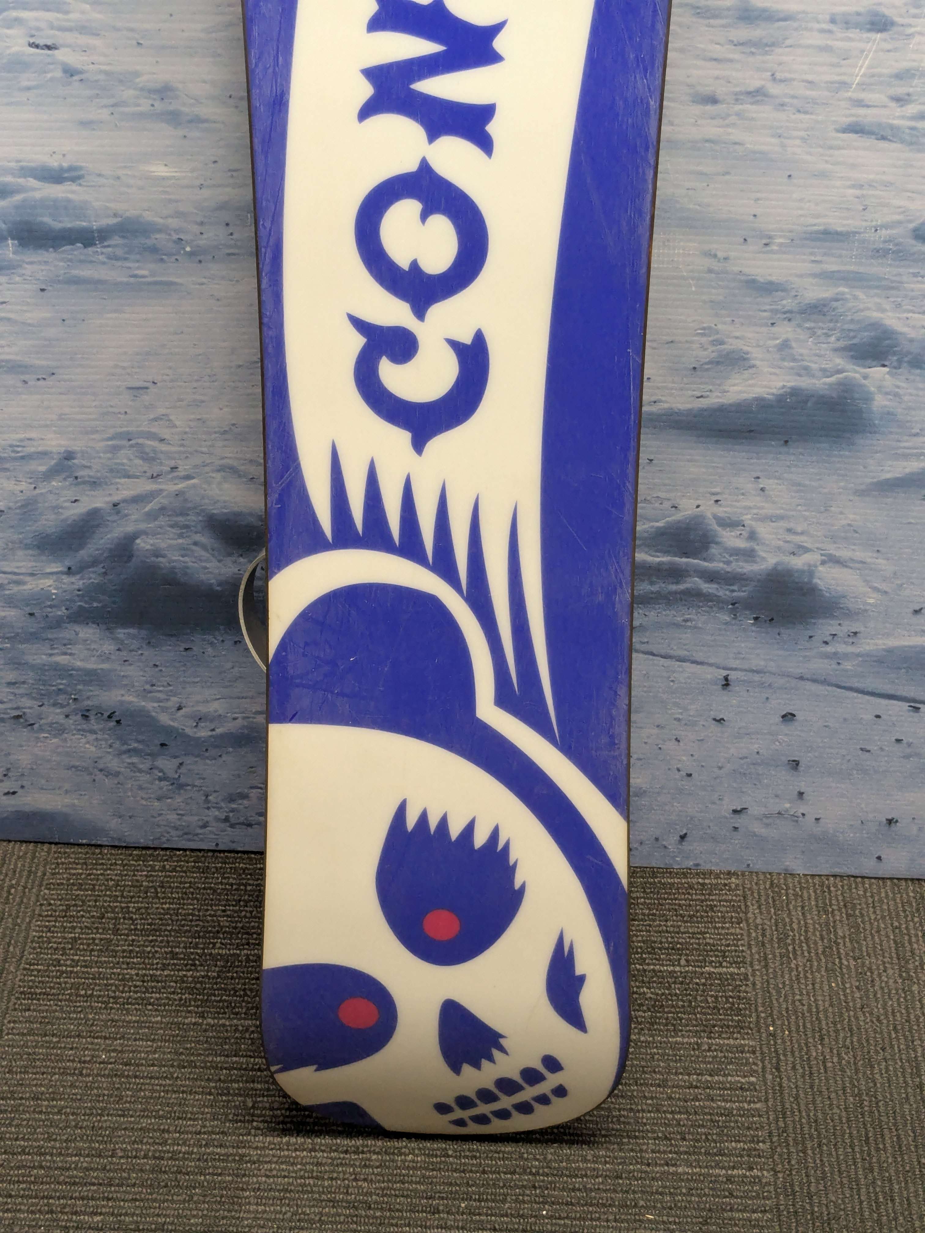 Heavily Used Contract Circus 141cm Snowboard W/ Head Small Binding