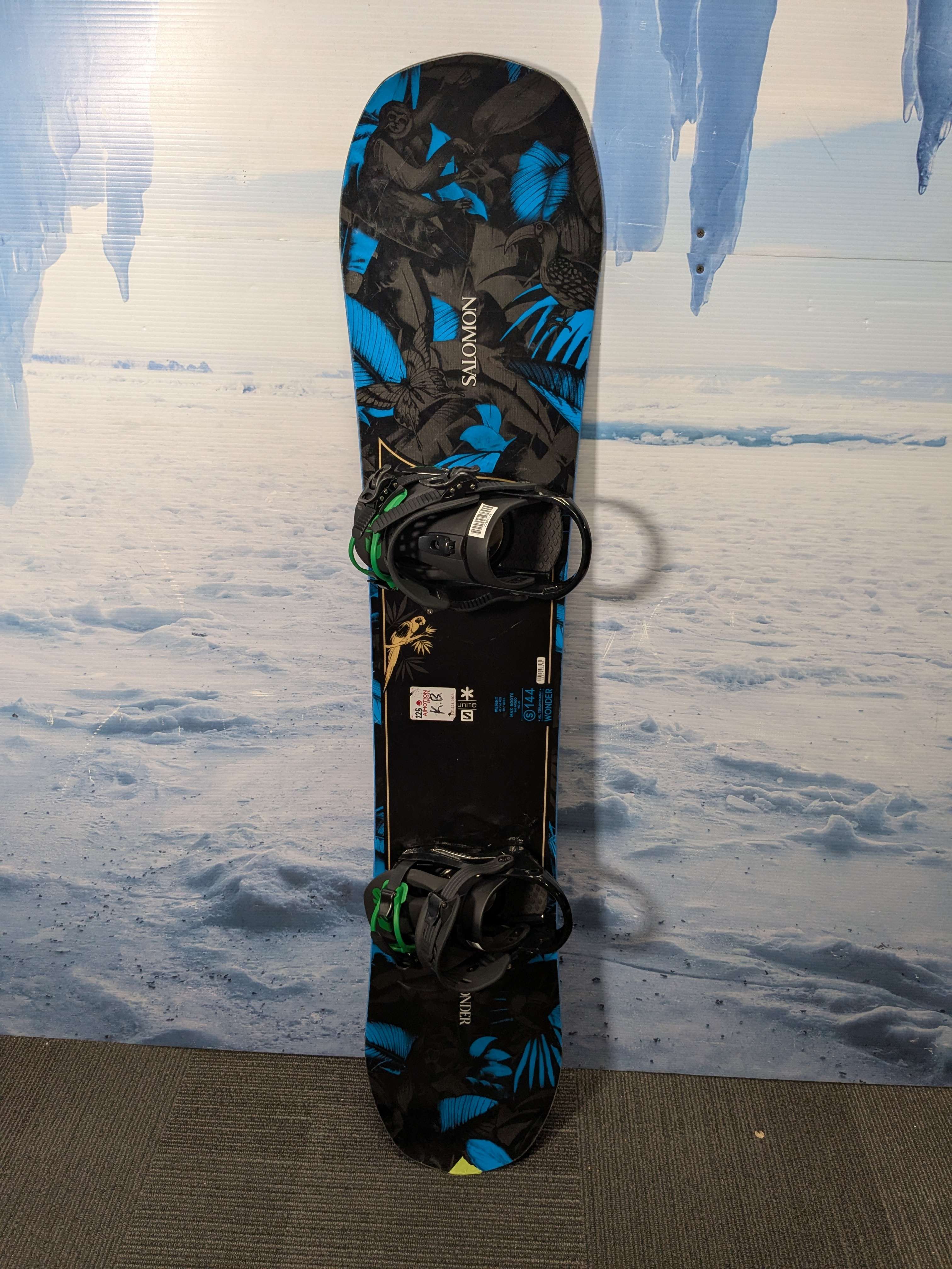 Used Salomon Wonder Snowboard 144cm W/ Small K2 Demo Binding
