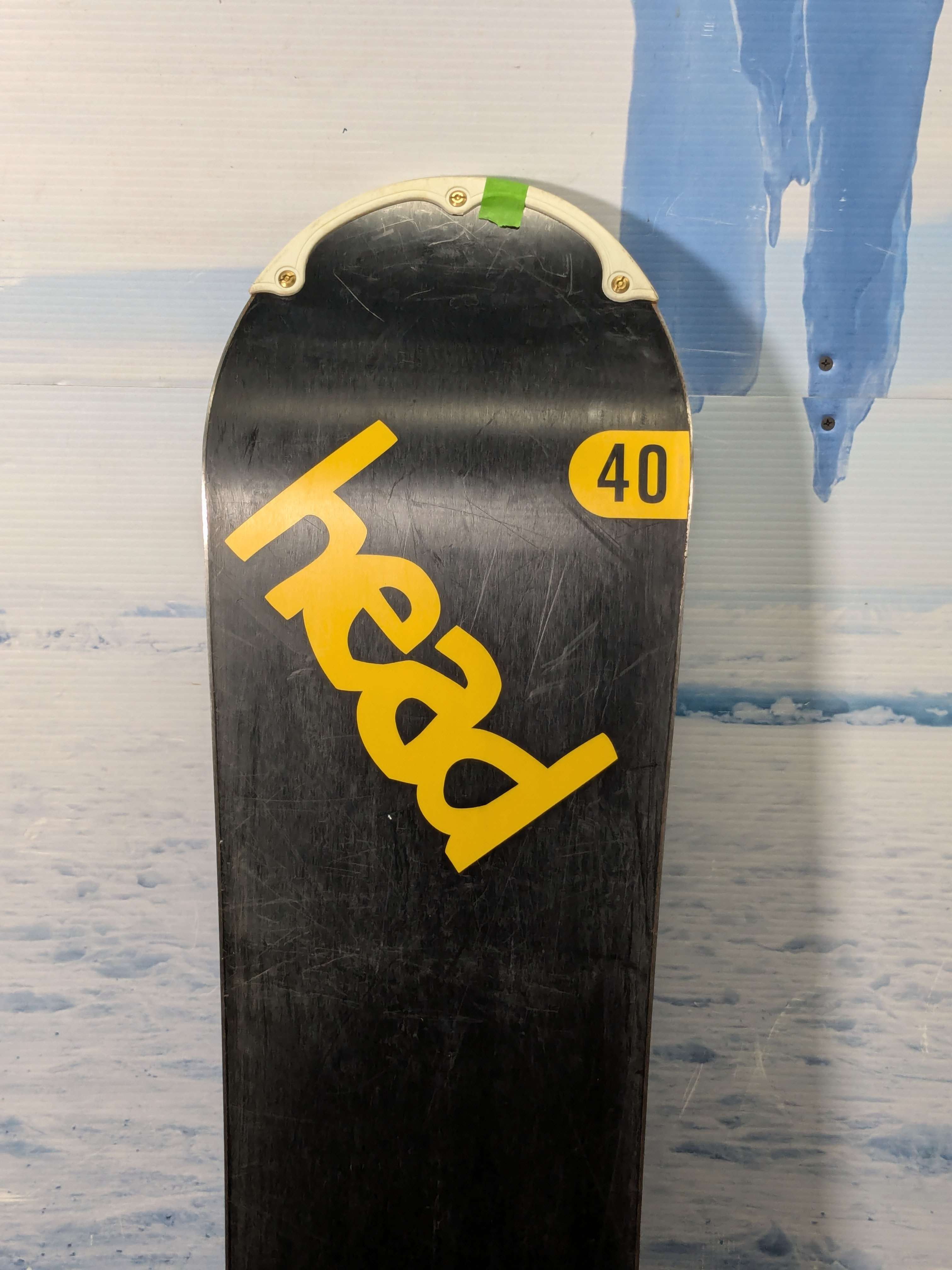 Heavily Used Head Rocka 4D 140cm Snowboard W/ Head Small Binding