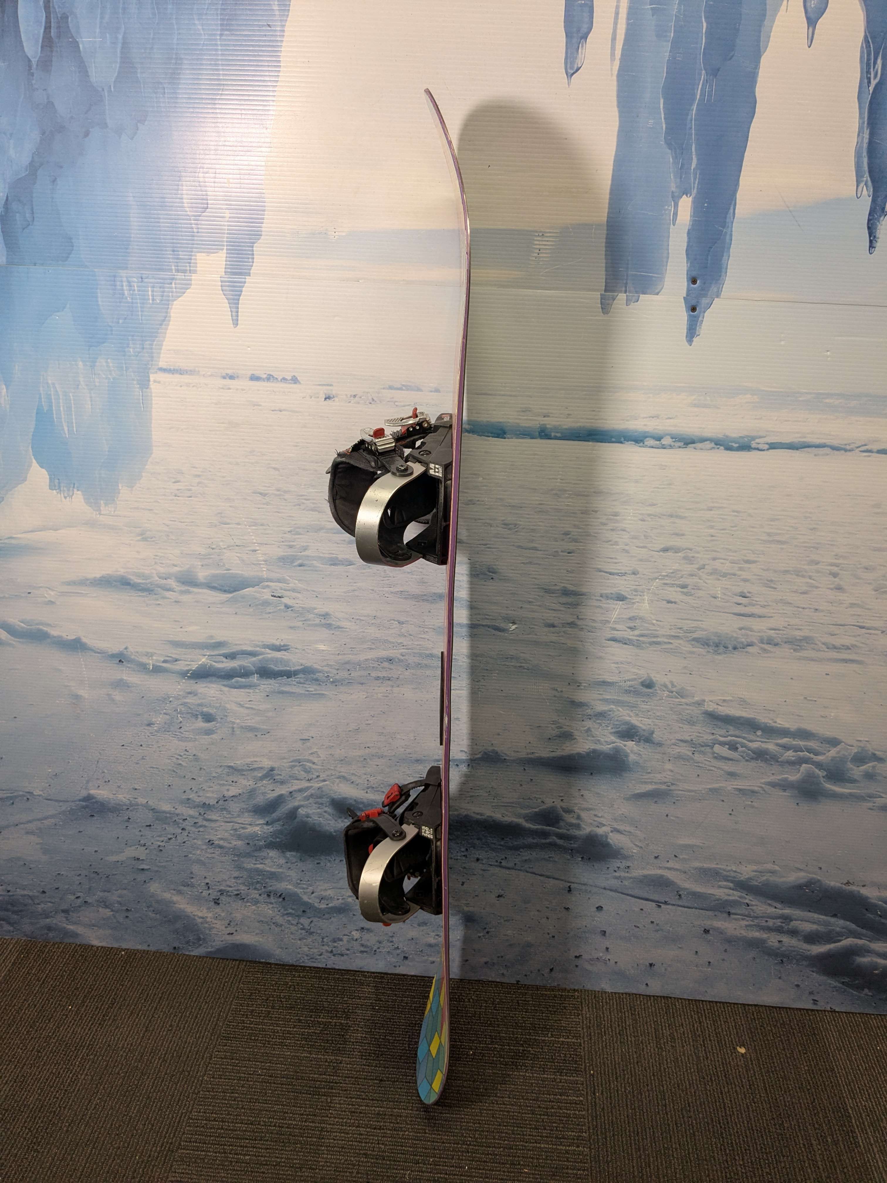 Used Contract Cobra 146cm Snowboard W/ Head Medium Binding