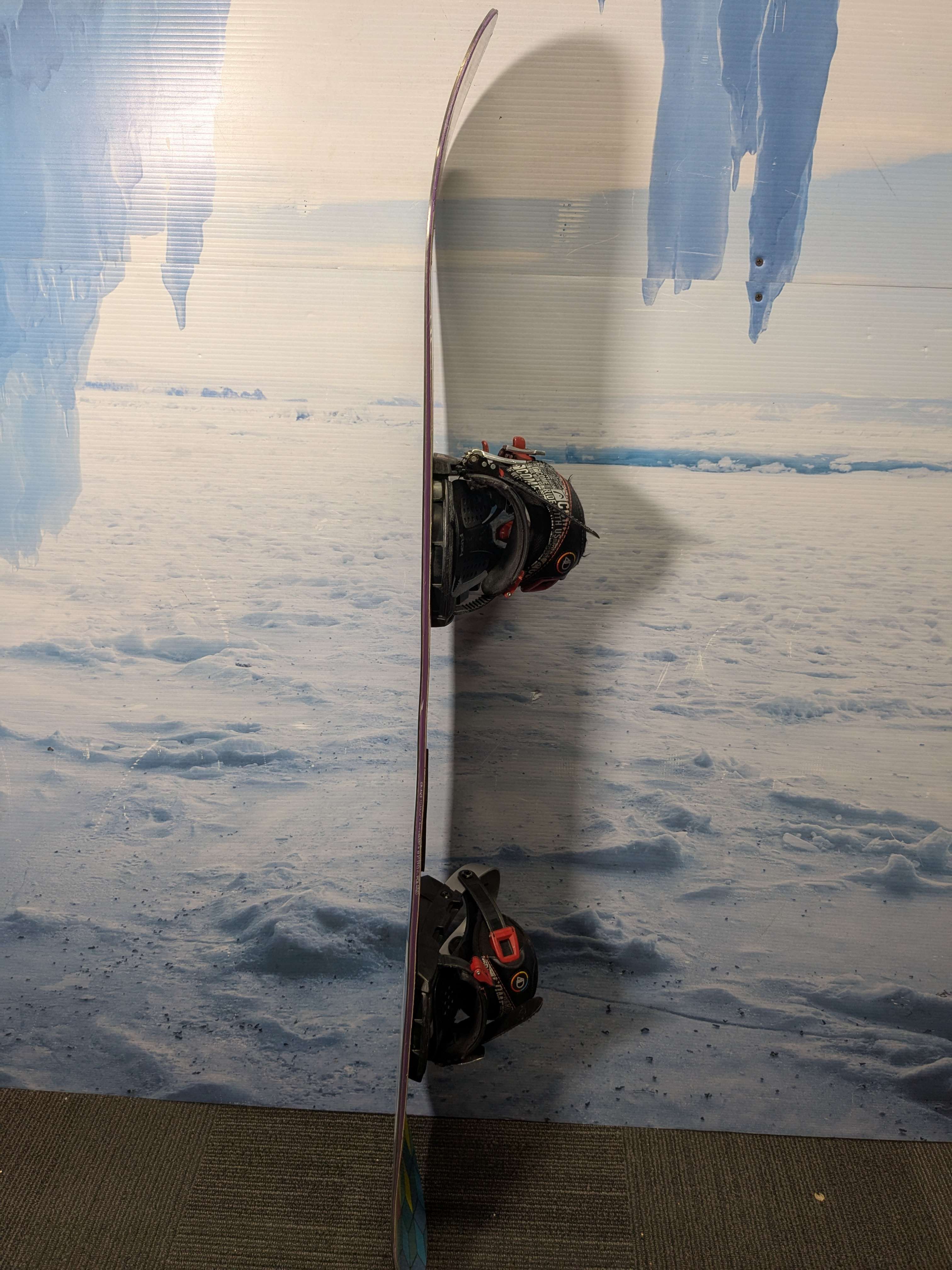 Used Contract Cobra 146cm Snowboard W/ Head Medium Binding