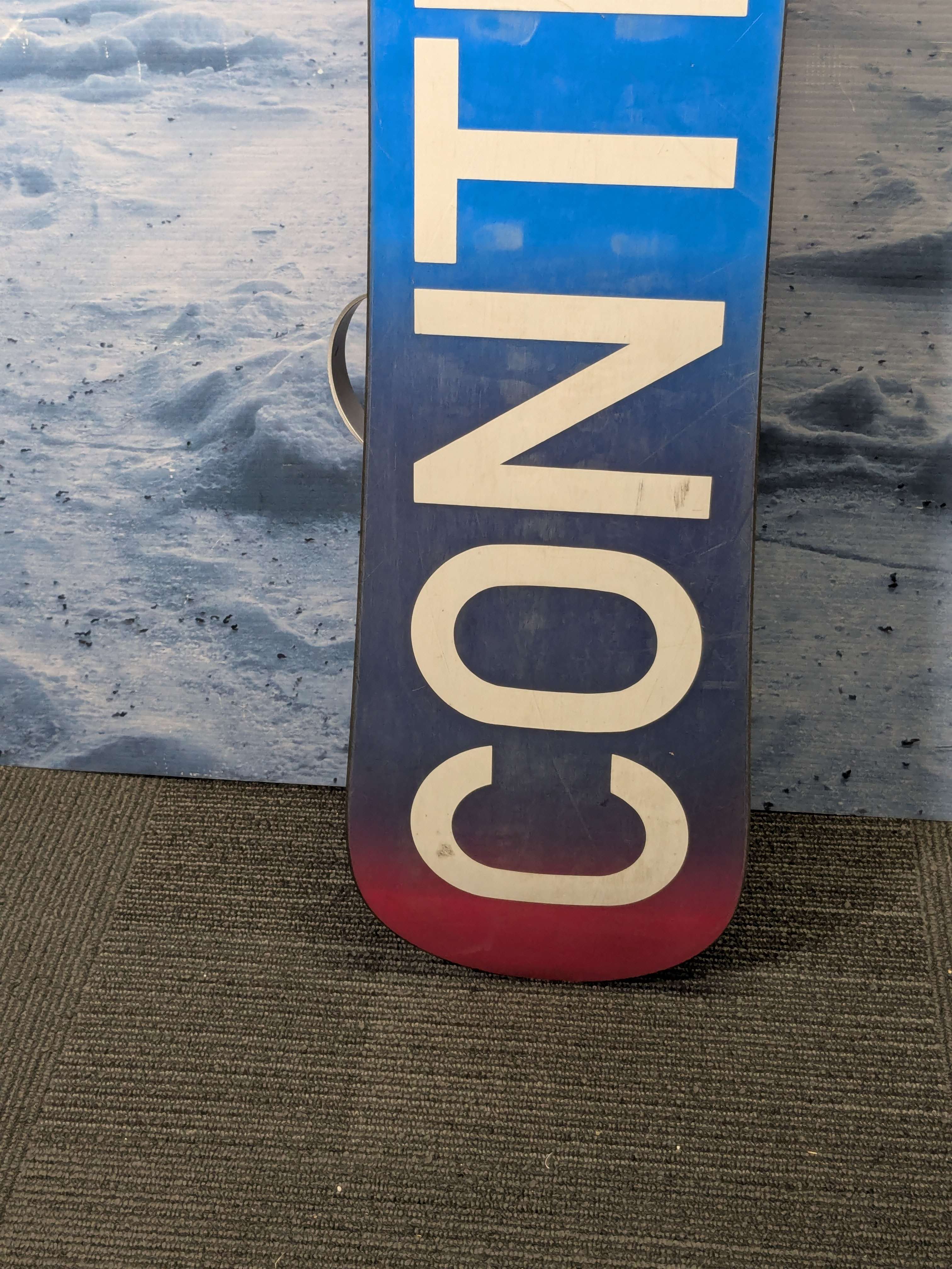 Used Contract Cobra 146cm Snowboard W/ Head Medium Binding