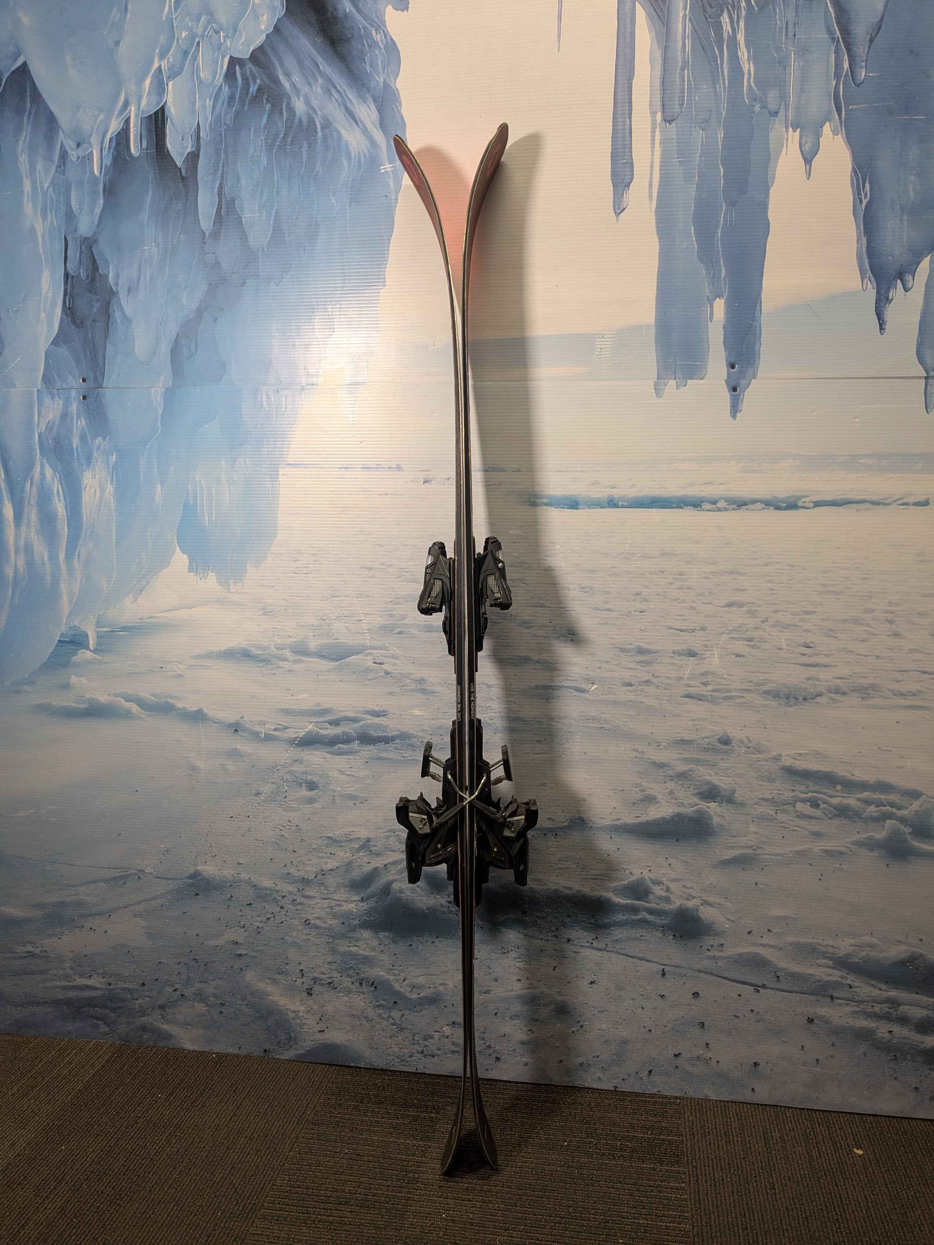 Heavily Used 2025 Blizzard Rustler 9 skis- 162cm w/ Armada Strive 13 Demo Binding