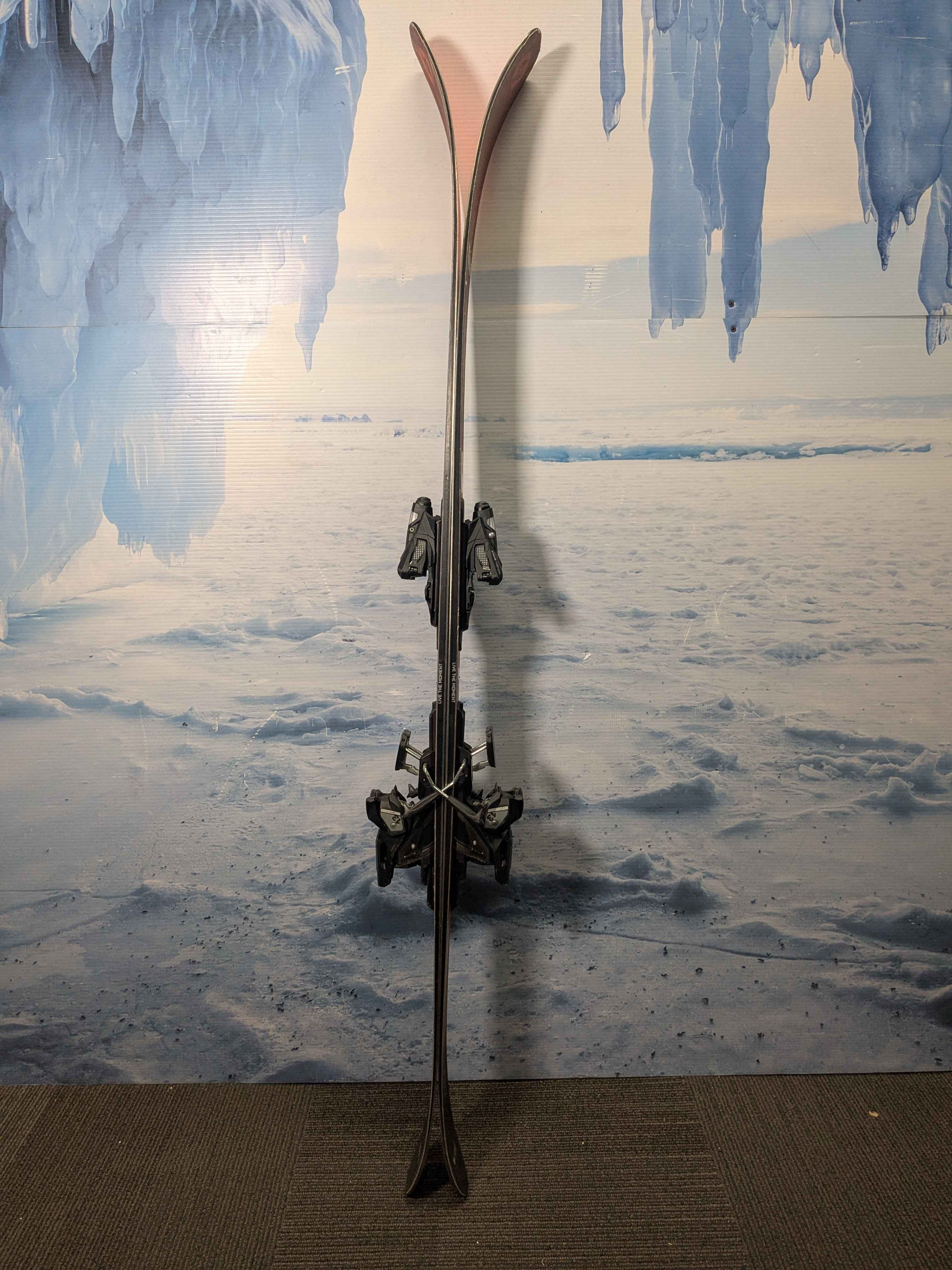 Heavily Used 2025 Blizzard Rustler 9 skis- 162cm w/ Armada Strive 13 Demo Binding