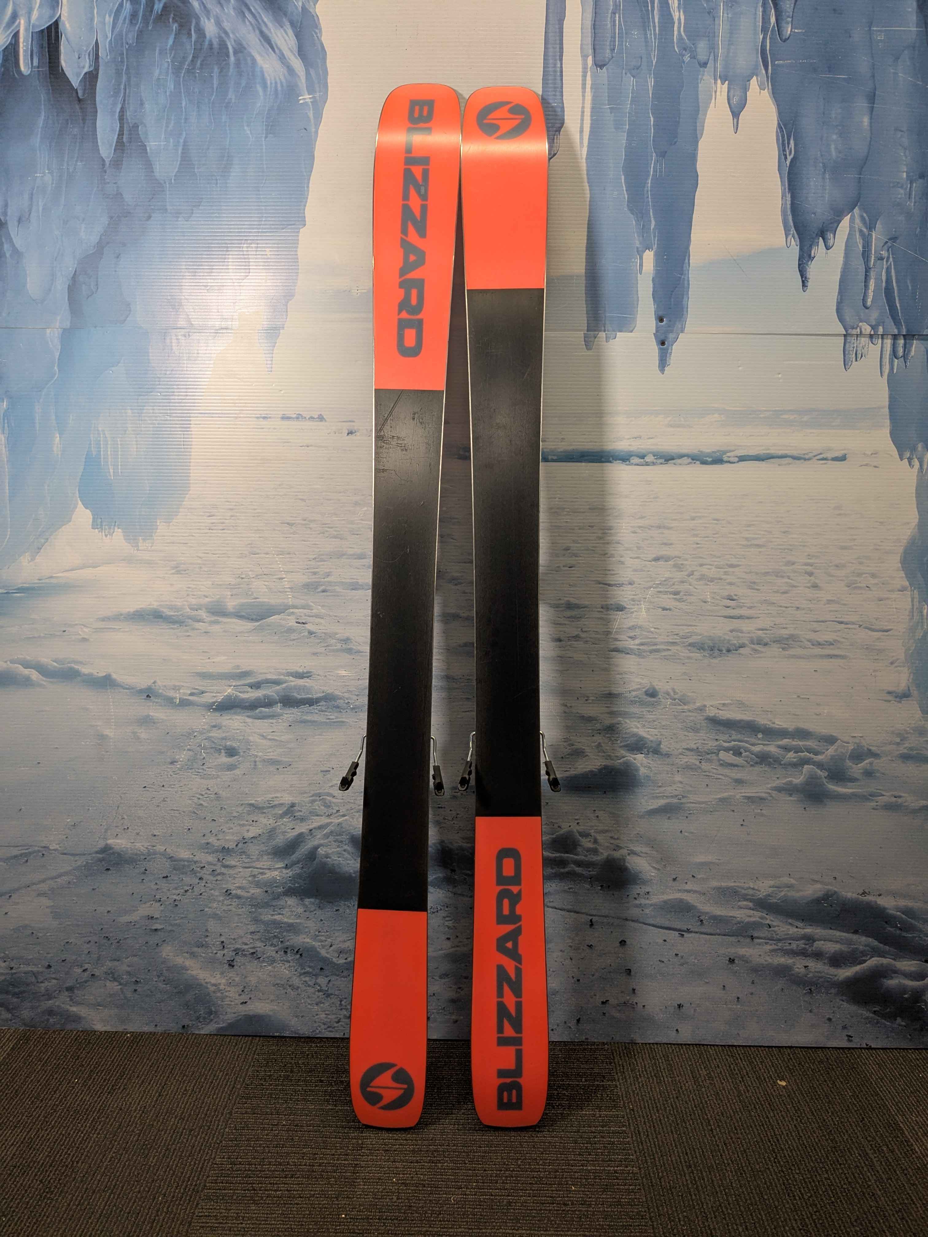Heavily Used 2025 Blizzard Rustler 9 skis- 162cm w/ Armada Strive 13 Demo Binding