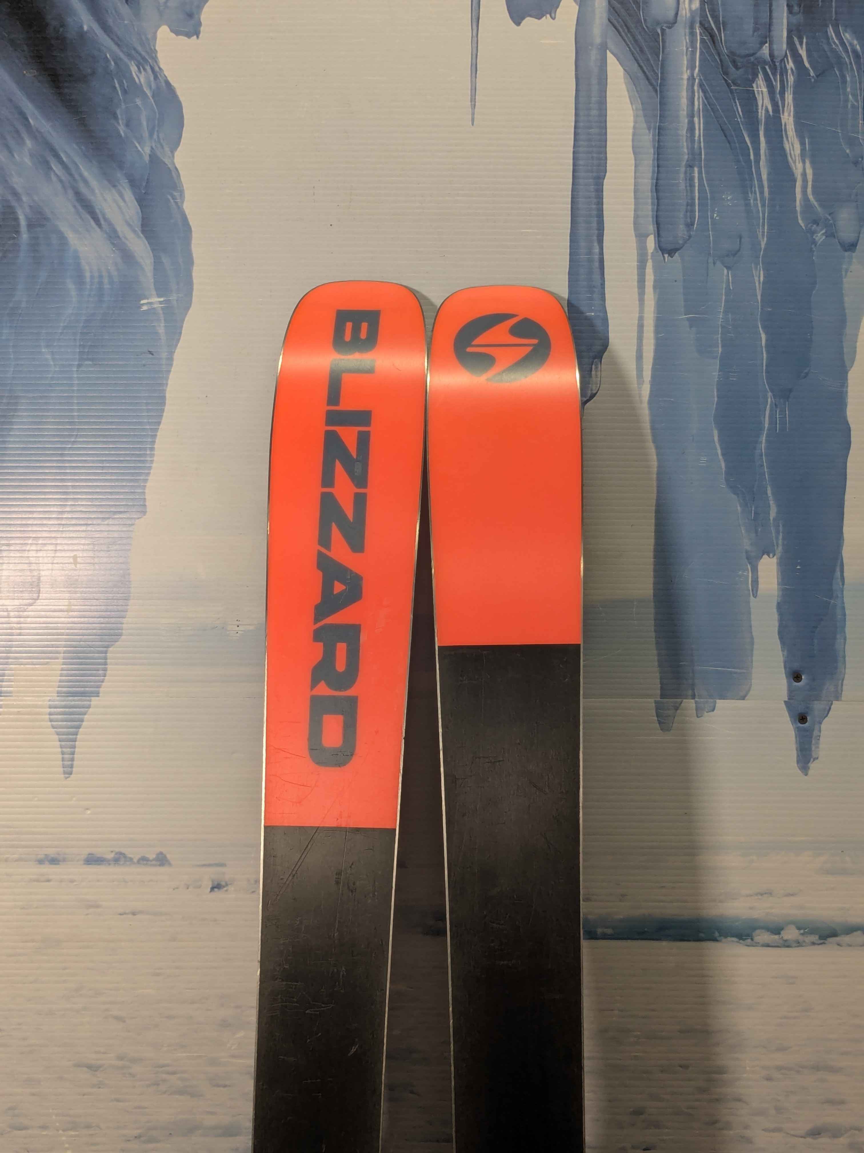 Heavily Used 2025 Blizzard Rustler 9 skis- 162cm w/ Armada Strive 13 Demo Binding