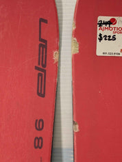 Used Elan Ripstick 86 Junior 158cm Skis w/ Tyrolla SLR 7.5 Adjustable Bindings