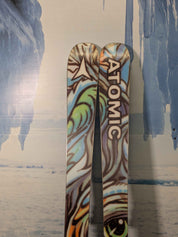 Heavily Used Atomic Bent Chetler 90 163cm Junior Mini Skis w/ Tyrolia SLR 7.5 AC Demo Bindings