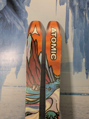 Very Heavily Used Atomic Bent Chetler 110 172cm W/ Tyrolia Attack 14 MN Demo Bindings