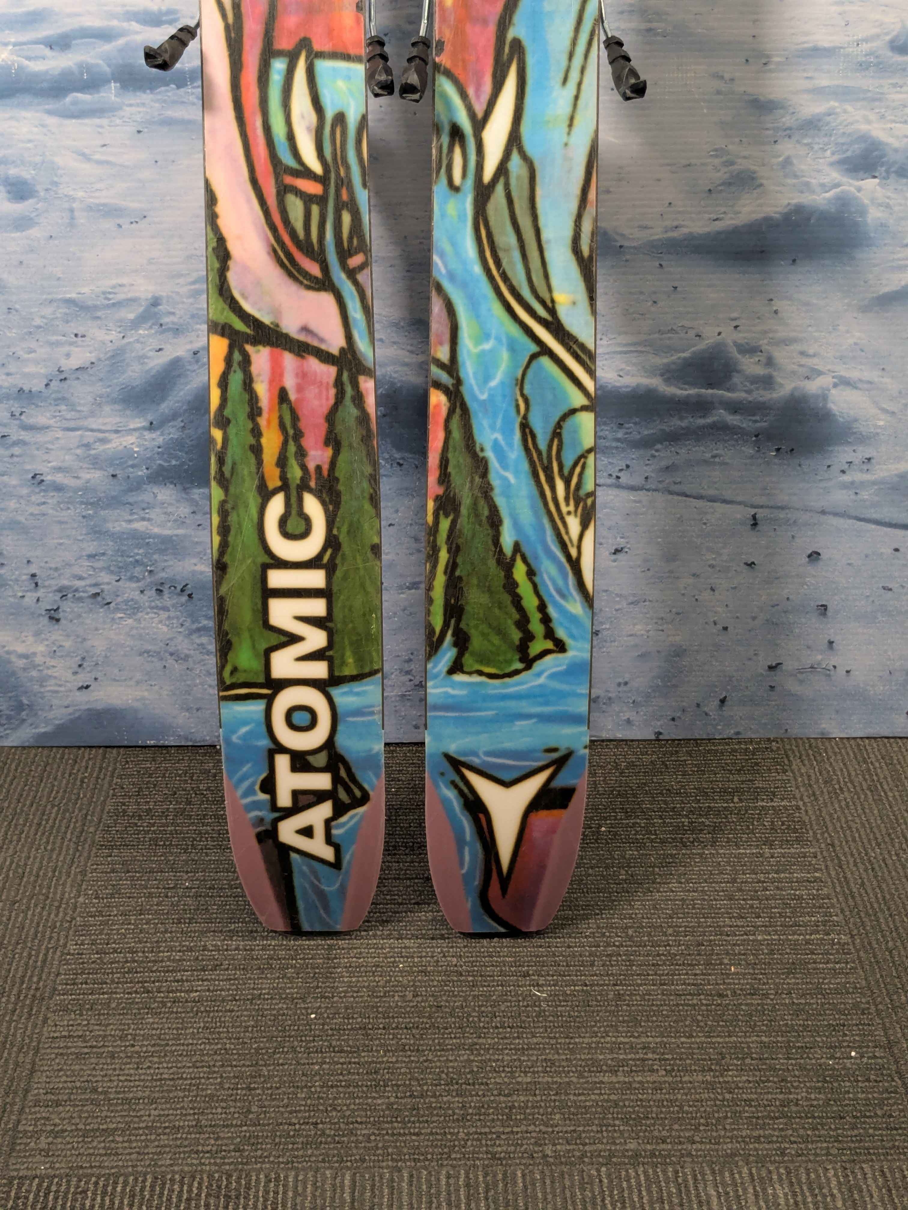 Very Heavily Used Atomic Bent Chetler 110 172cm W/ Tyrolia Attack 14 MN Demo Bindings
