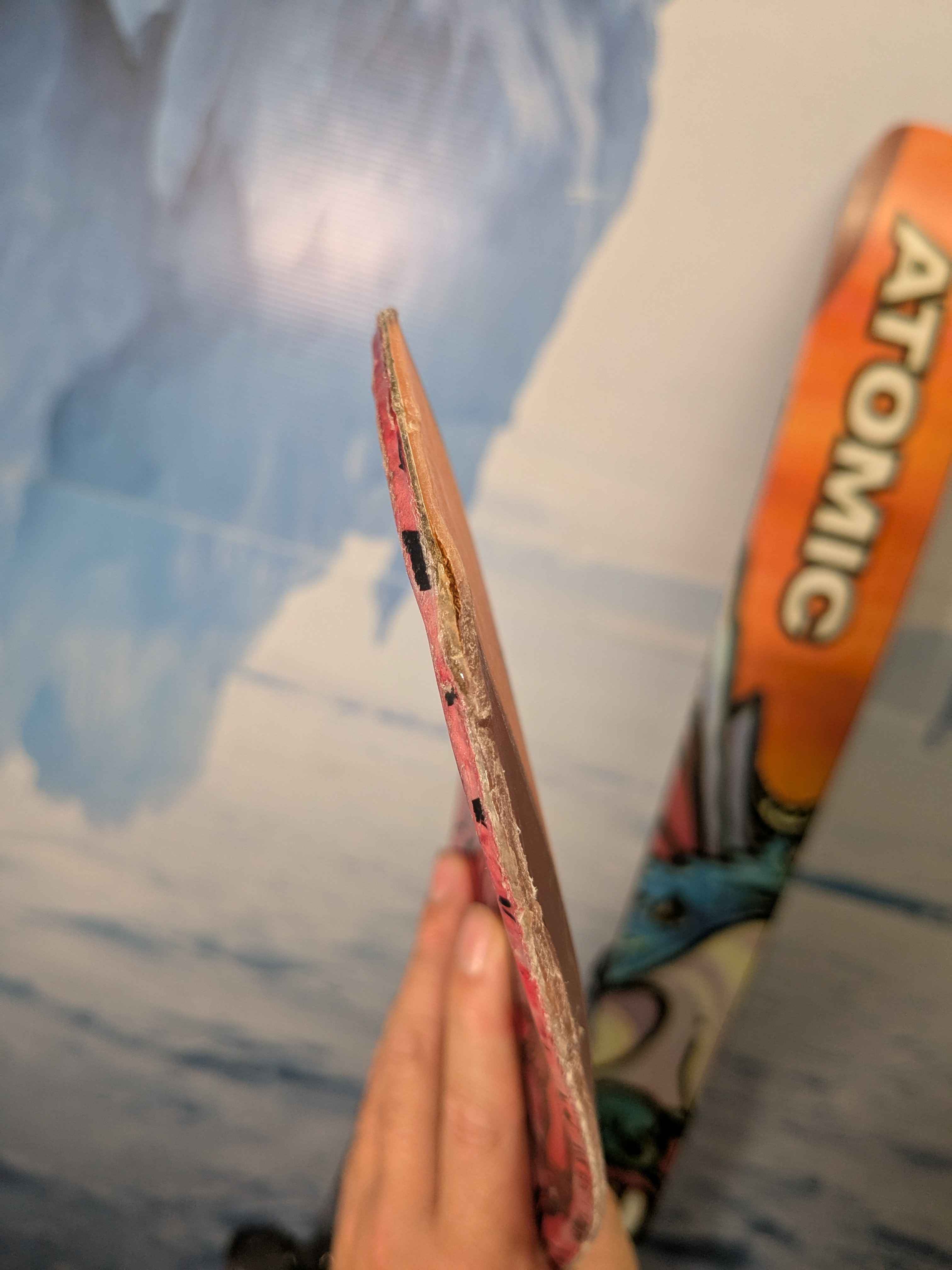 Very Heavily Used Atomic Bent Chetler 110 172cm W/ Tyrolia Attack 14 MN Demo Bindings