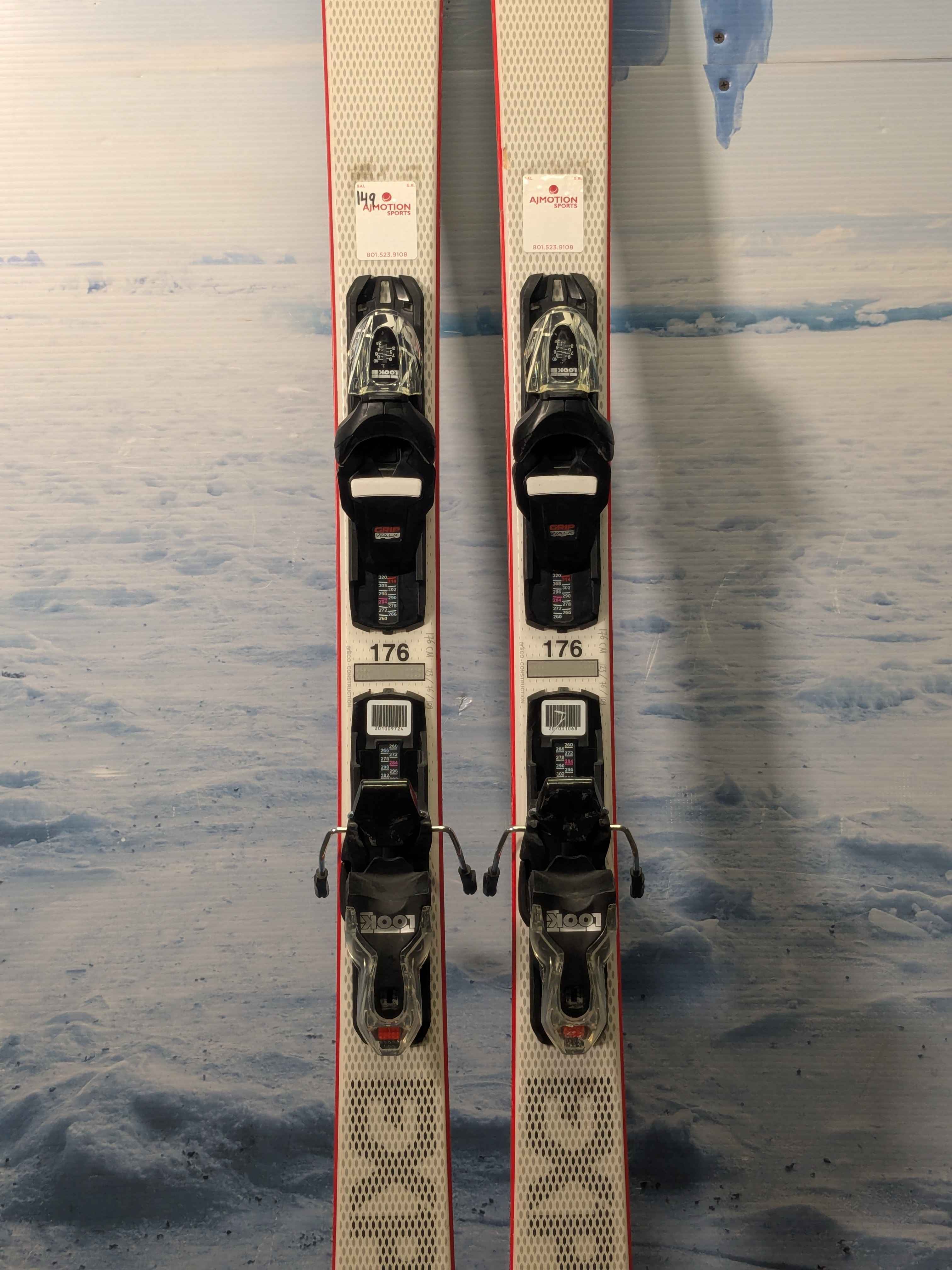 Used Rossignol Experience 76 Skis 176CM w/ Look Gripwalk Xpress 10 Demo Binding