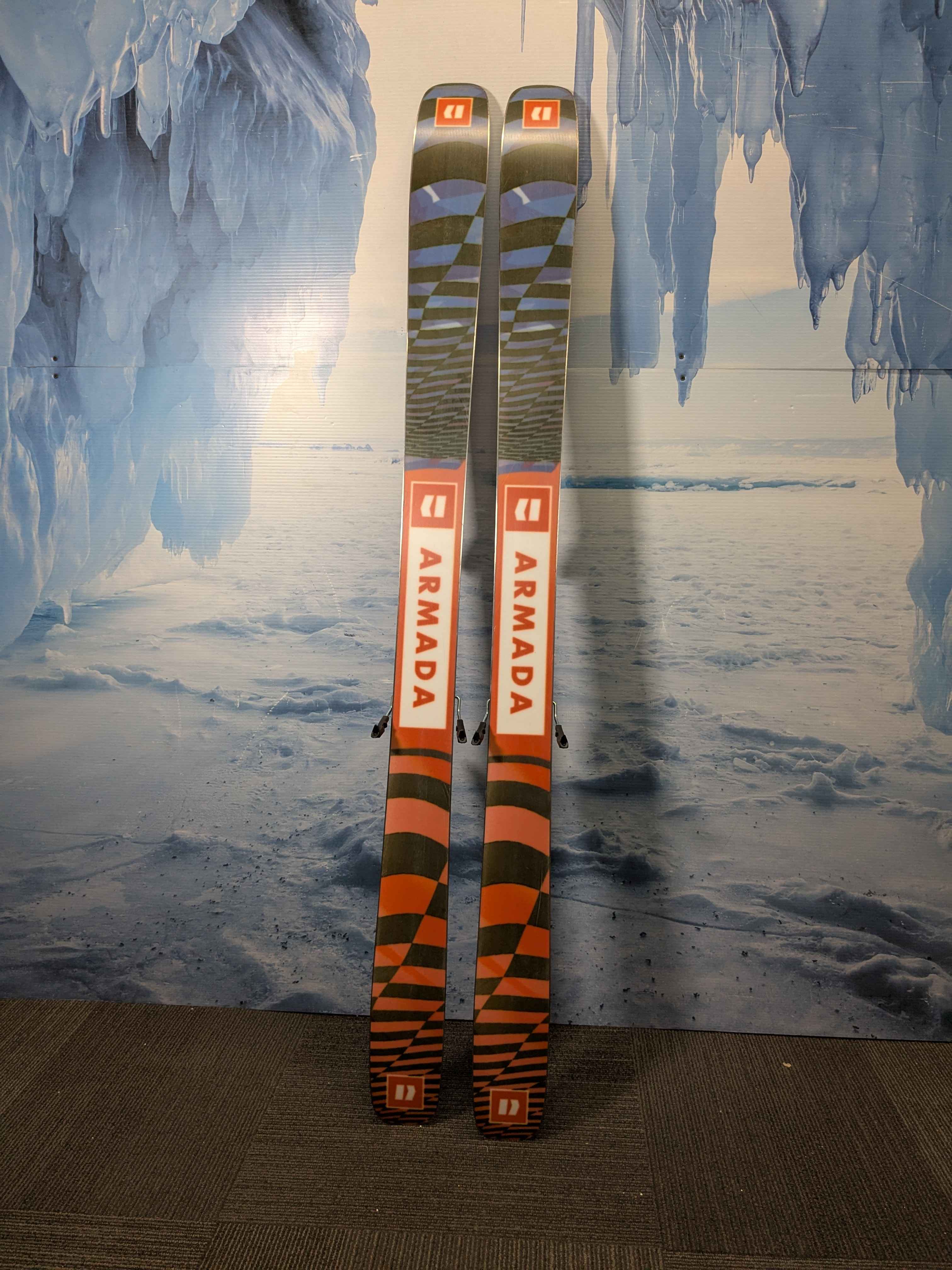 Heavily Used Armada ARV 100 172cm Skis w/ Demo Armada Strive 13 Bindings