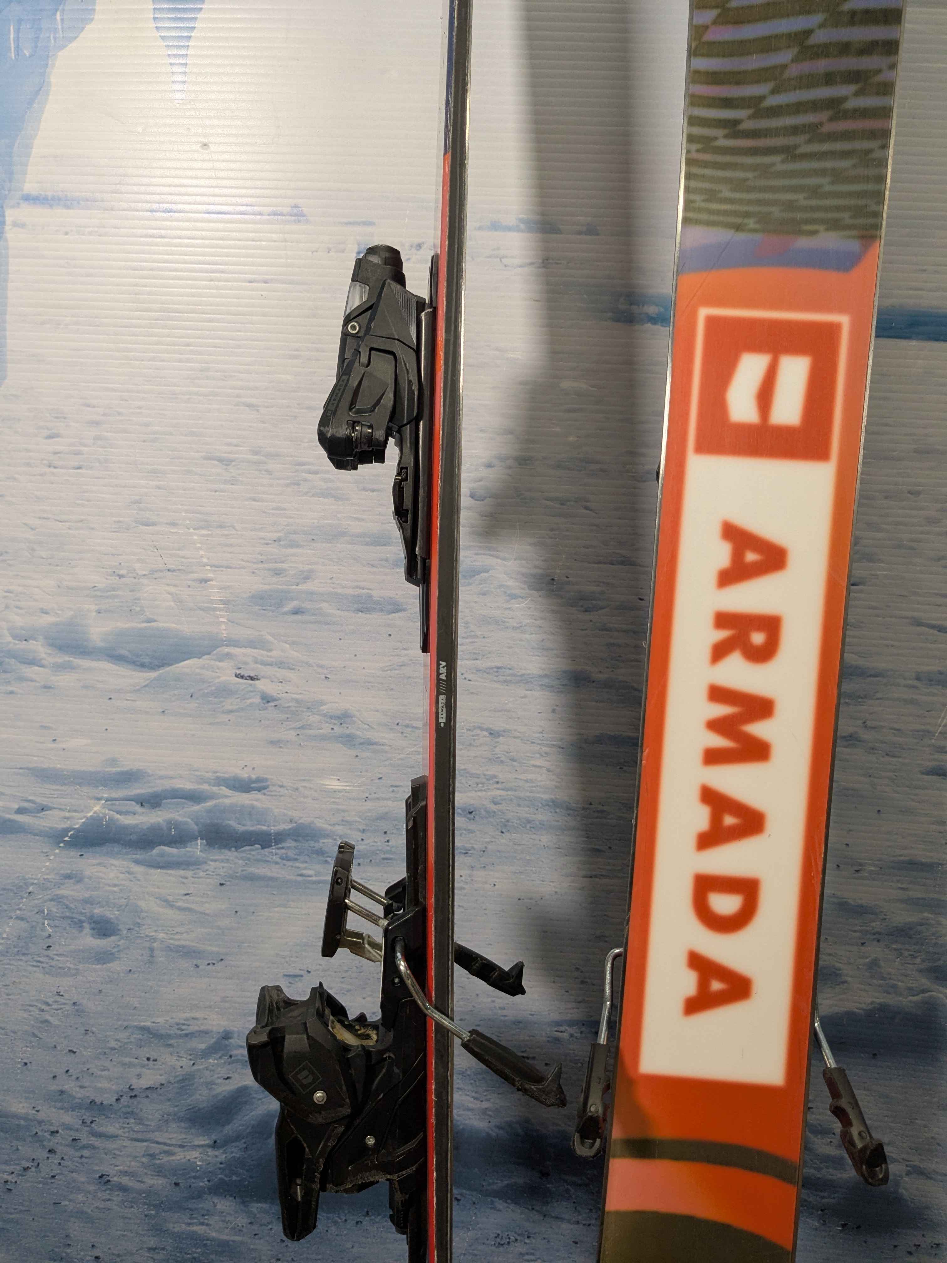 Heavily Used Armada ARV 100 172cm Skis w/ Demo Armada Strive 13 Bindings