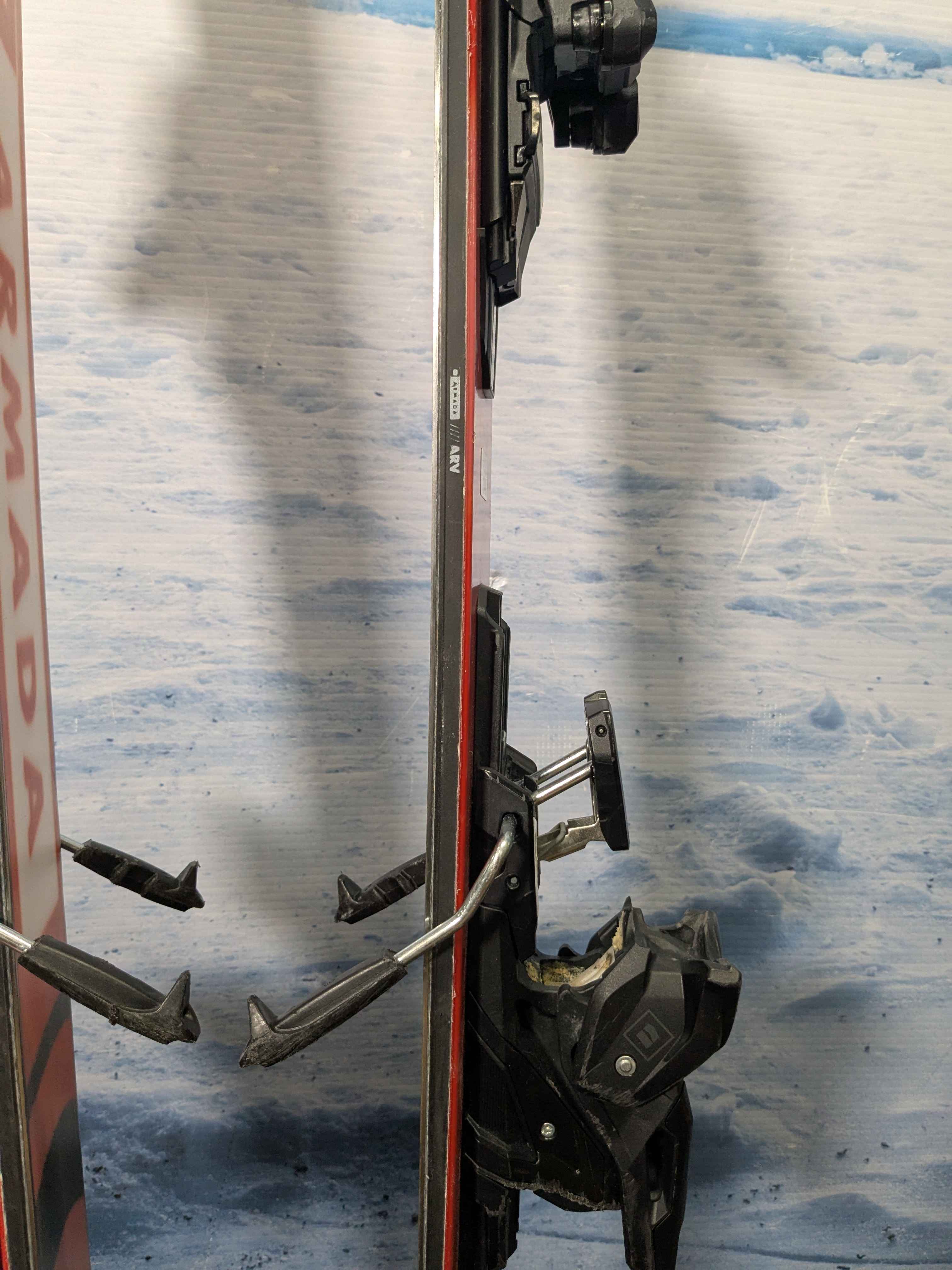 Heavily Used Armada ARV 100 172cm Skis w/ Demo Armada Strive 13 Bindings