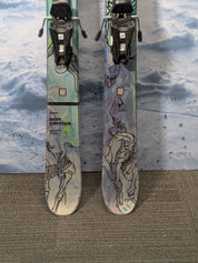 Used Atomic Bent Chetler Jr 153cm ski w/ Tyrolia JRS 7.5 CA GW Demo Bindings