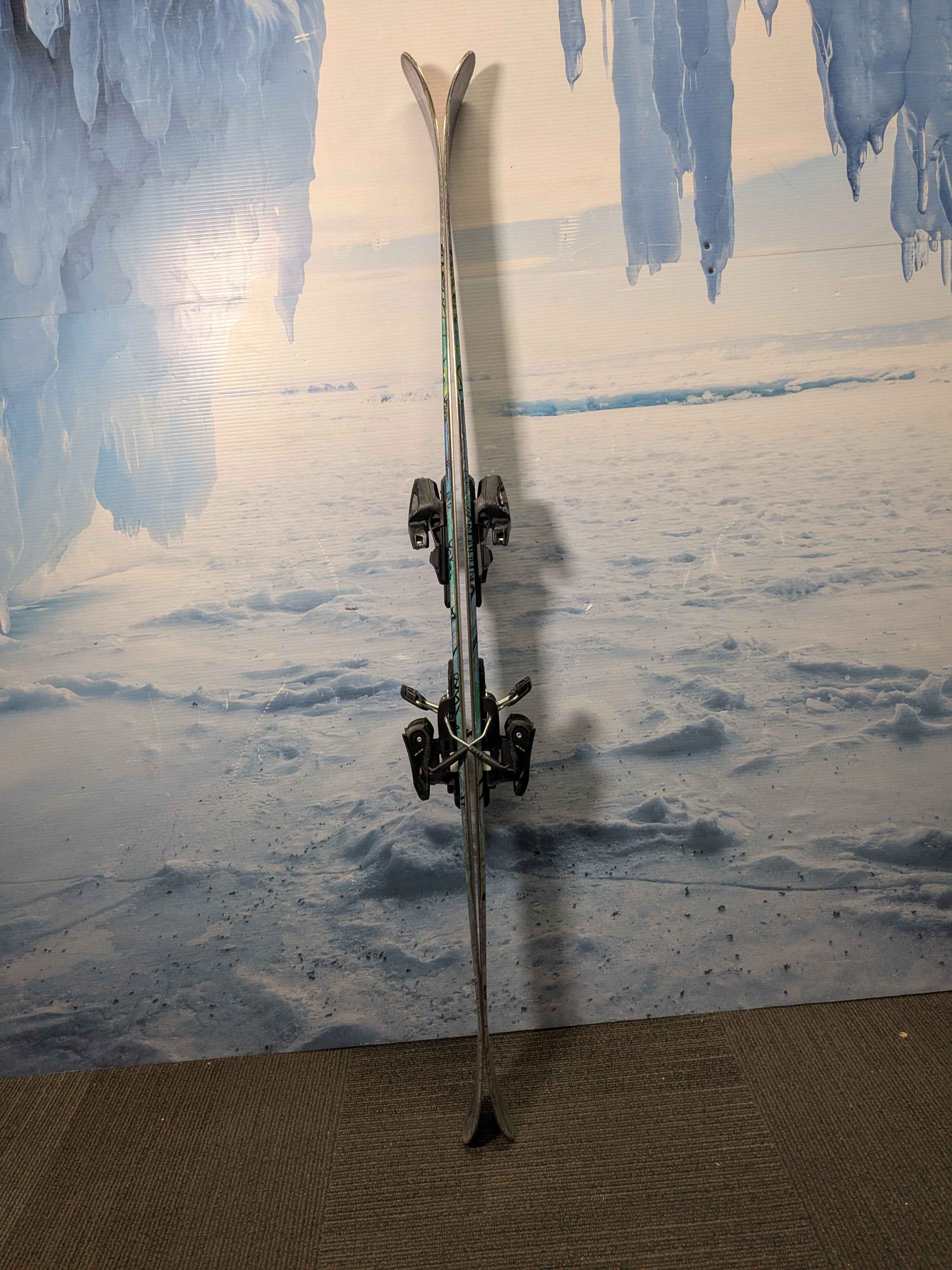 Used Atomic Bent Chetler Jr 153cm ski w/ Tyrolia JRS 7.5 CA GW Demo Bindings