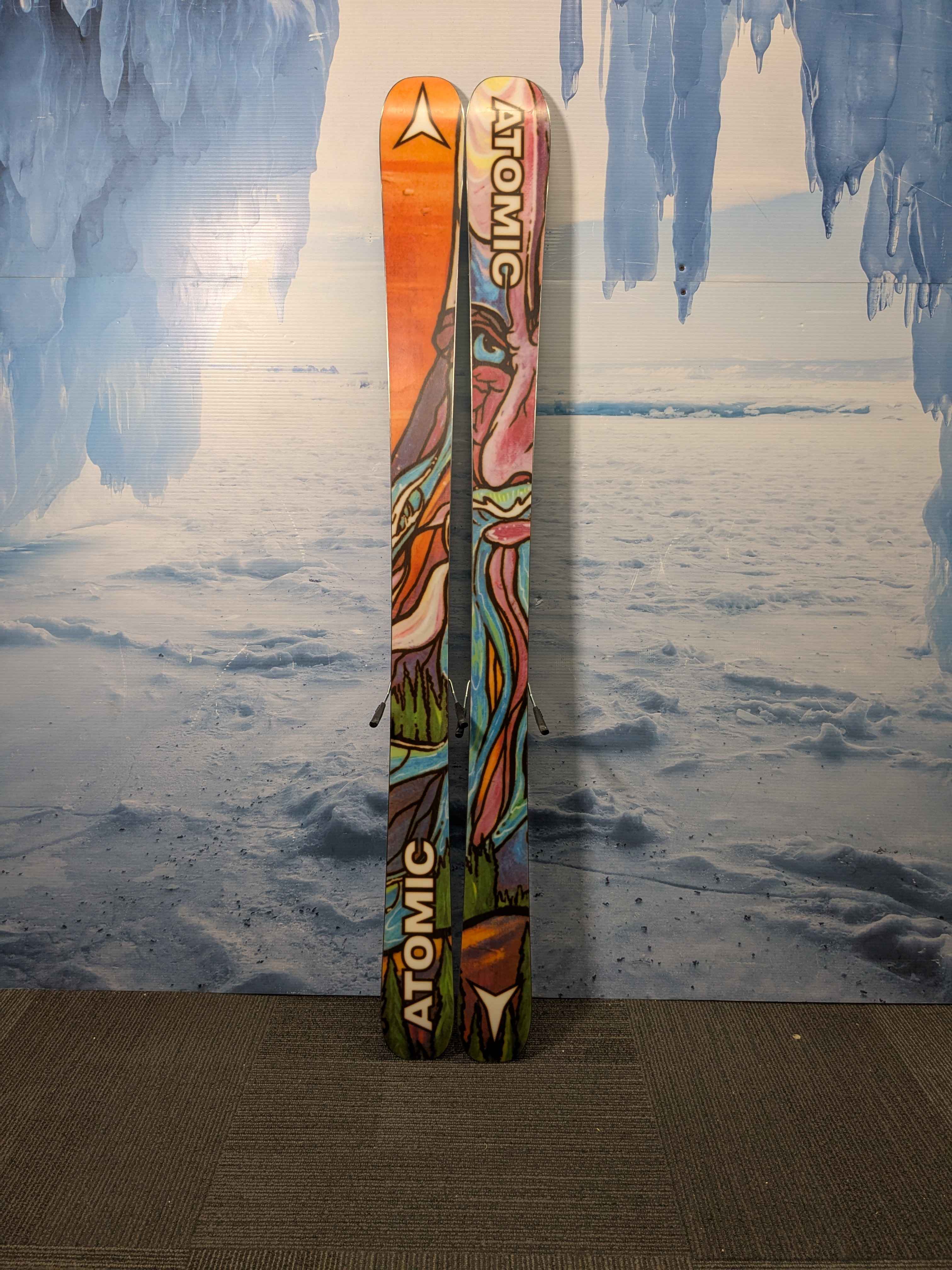 Used Atomic Bent Chetler Jr 153cm ski w/ Tyrolia JRS 7.5 CA GW Demo Bindings
