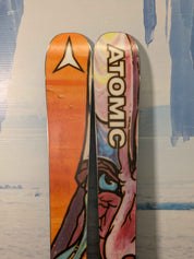 Used Atomic Bent Chetler Jr 153cm ski w/ Tyrolia JRS 7.5 CA GW Demo Bindings