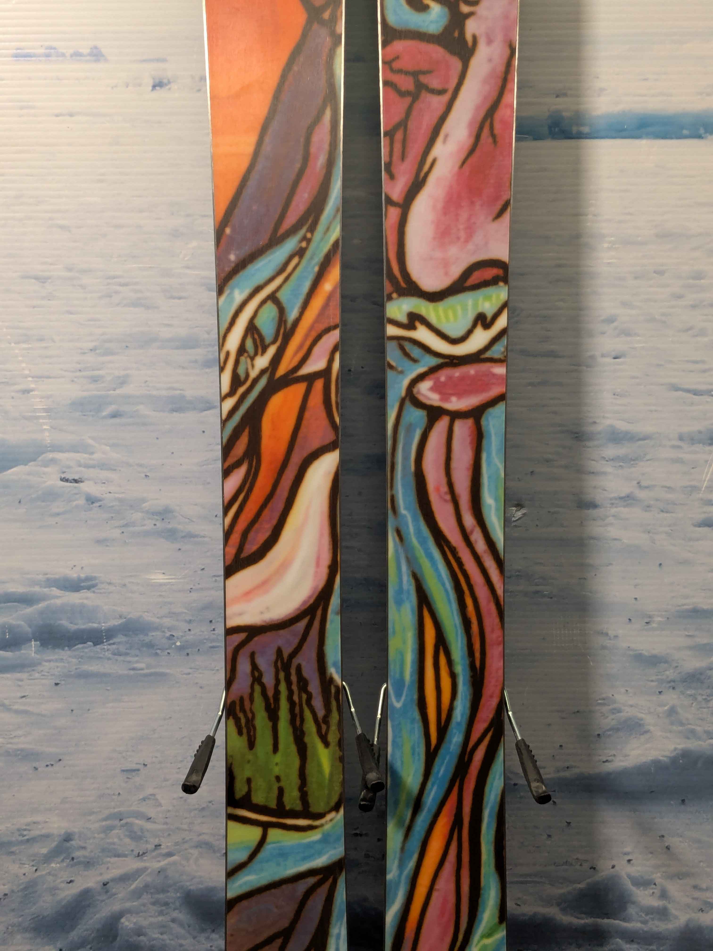 Used Atomic Bent Chetler Jr 153cm ski w/ Tyrolia JRS 7.5 CA GW Demo Bindings
