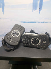 Used Ride C-8 Medium Gray/White Snowboard Binding