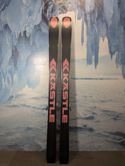 Used 2024 Kastle ZX100 Skis - 189cm w/ Kastle Attack K14 adjustable binding